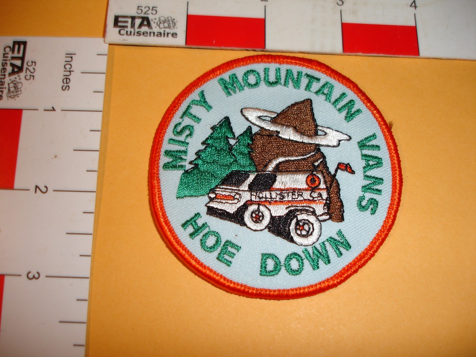 Vintage Car, Van, Truck, Auto Patch Misty Mountain Van Hoe Down Vintage Car, Van, Truck, Auto Patch Misty Mountain Van Hoe Down