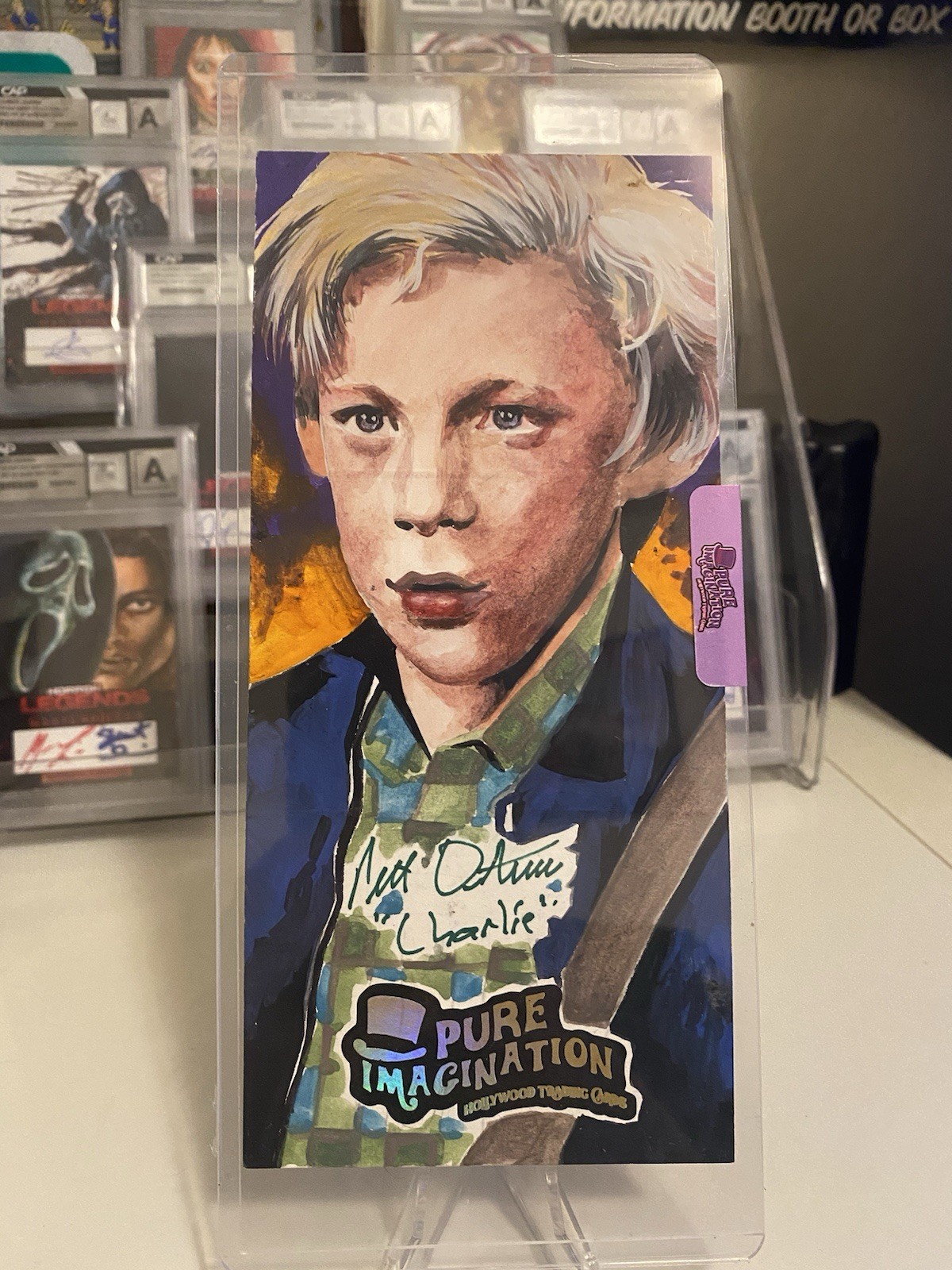 Hollywood Pure Imagination 1/1 Quad Panel Signed By Peter Ostrum