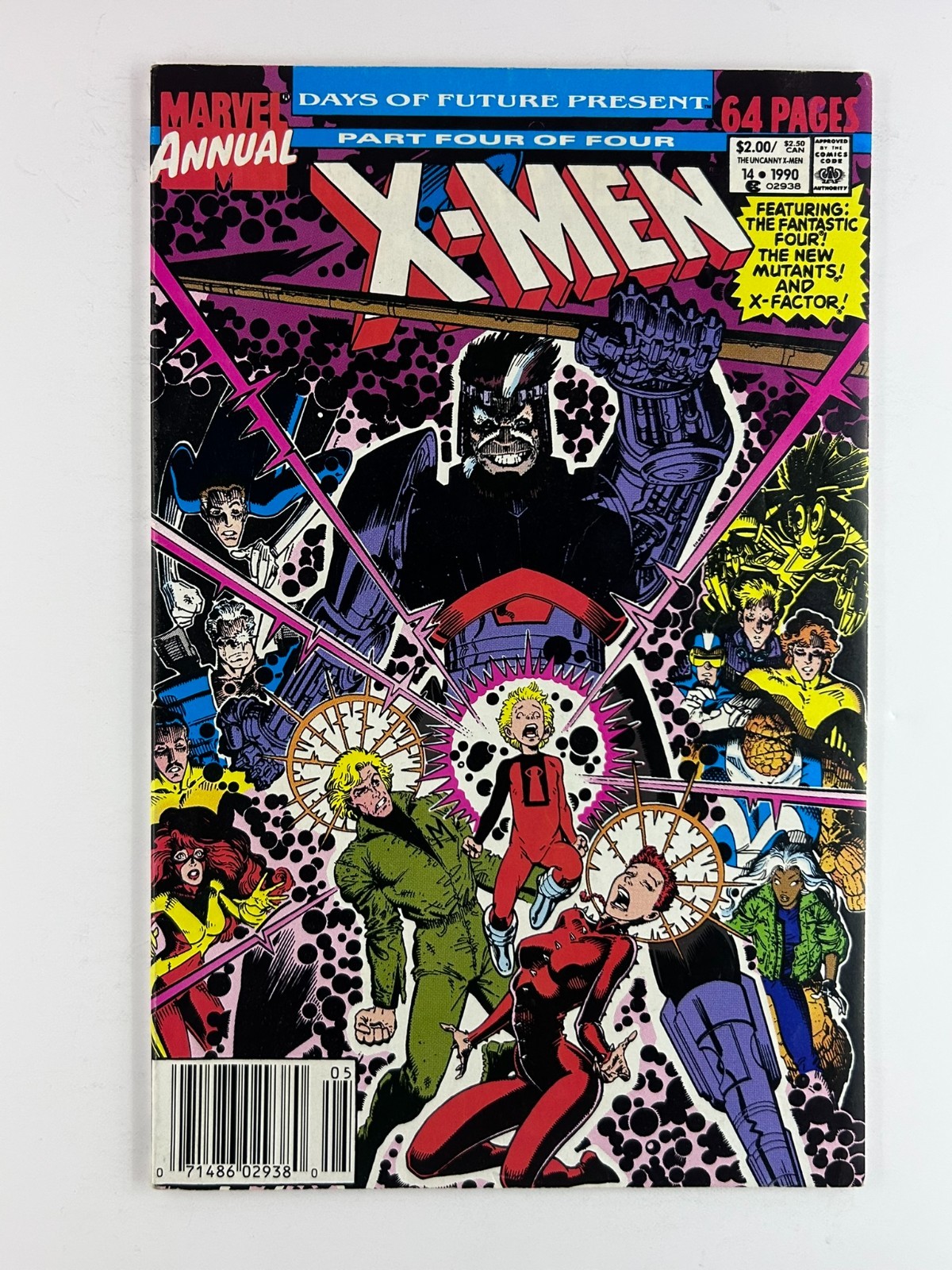 X-Men Annual #14 Newsstand Variant (Marvel Comics 1990)