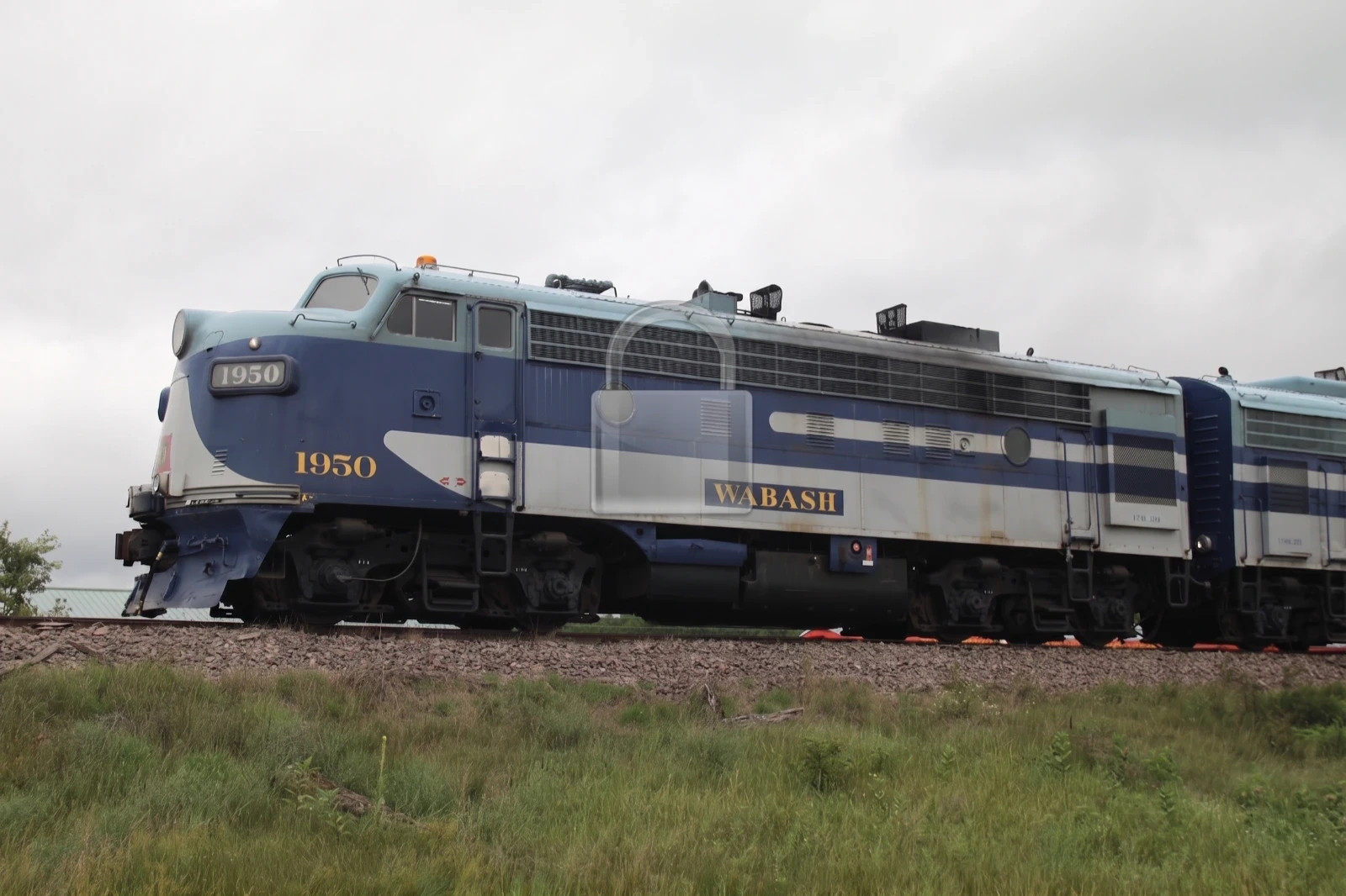 Wabash 1950, an EMD F-7A at Trego, WI 2017 5 x 7 Photo Wabash 1950, an EMD F-7A at Trego, WI 2017 5 x 7 Photo