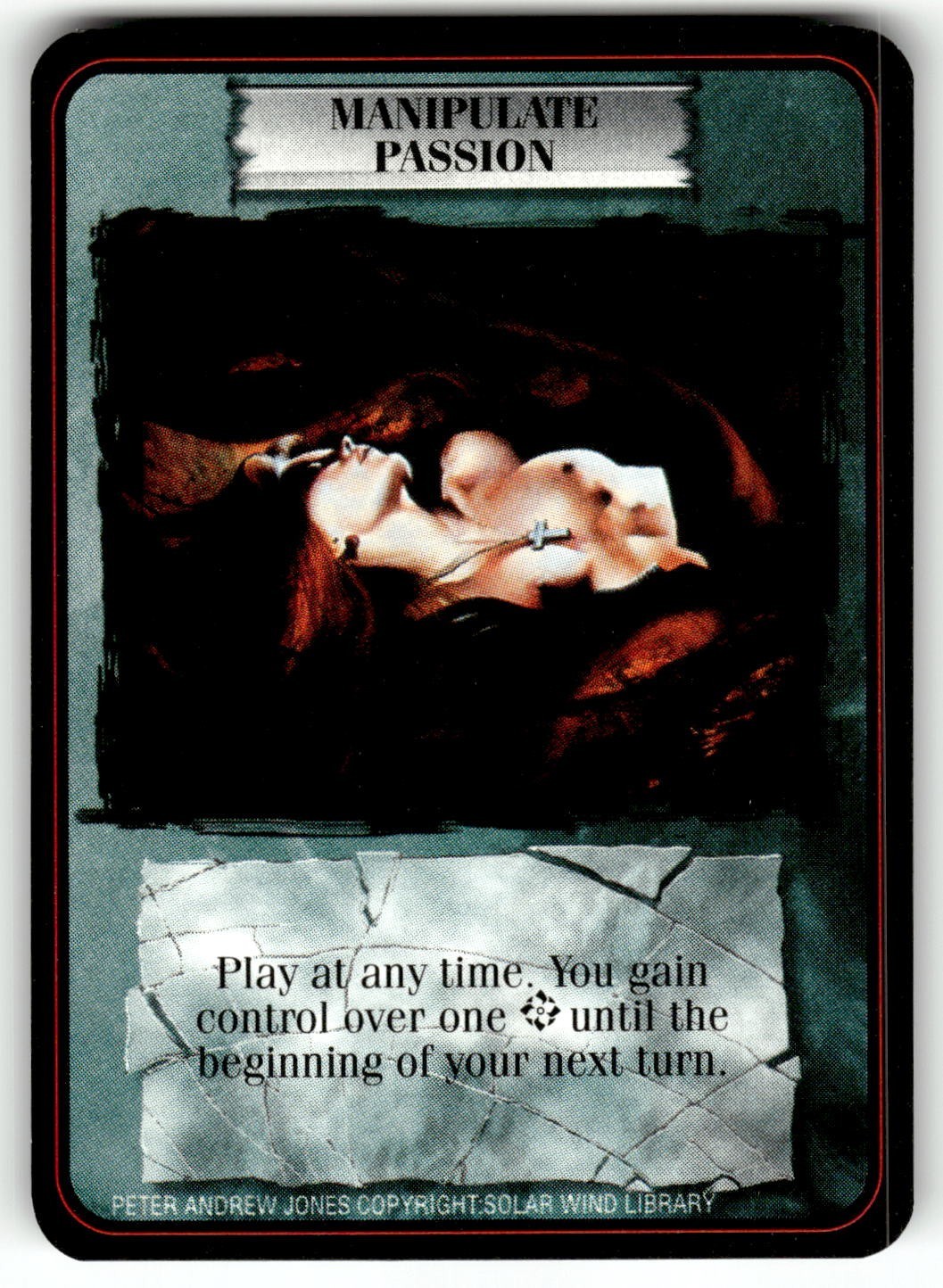 1995 Kult Reality is a Lie Trading card game - Manipulate Passion