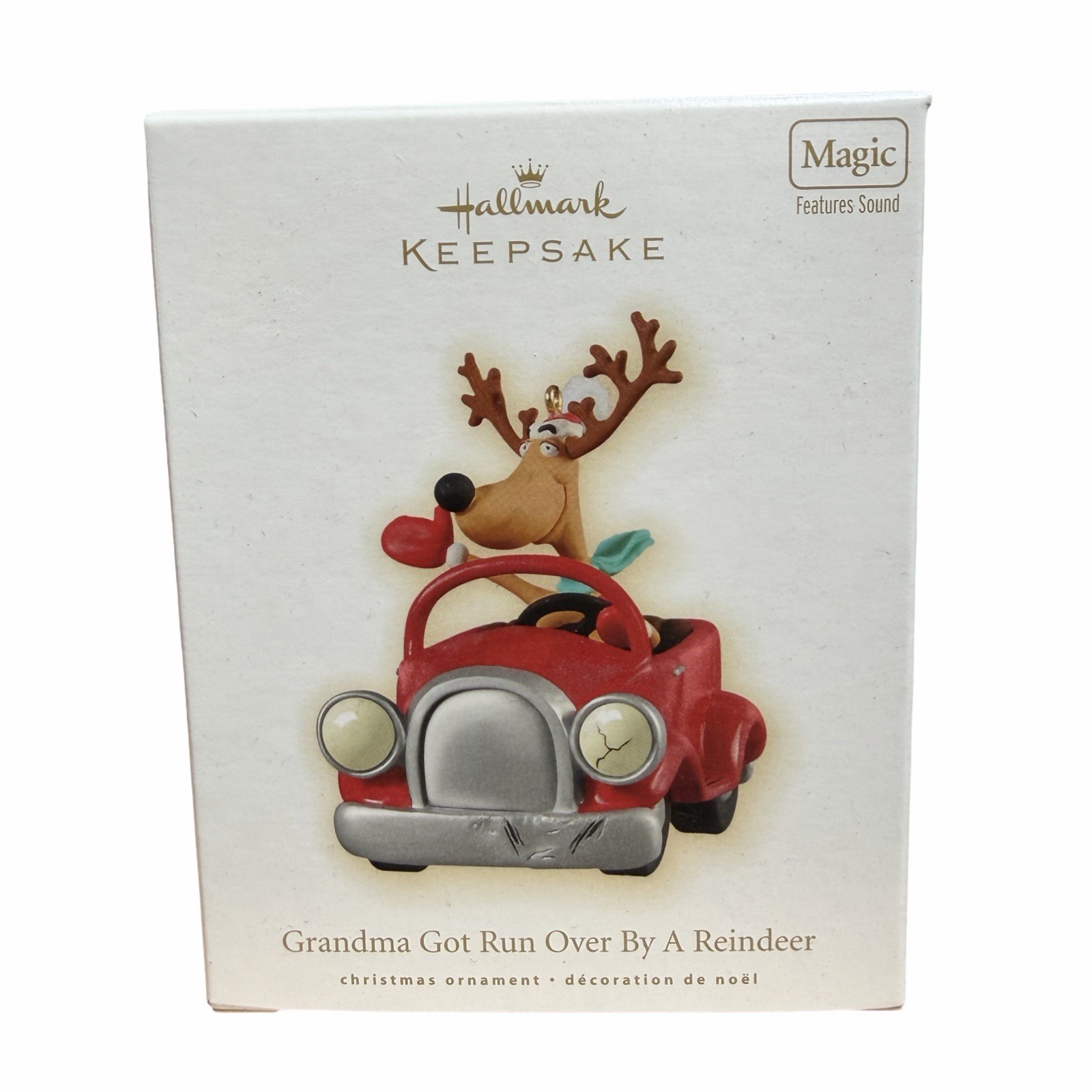 2009 Hallmark Keepsake Grandma Got Run Over By A Reindeer Ornament