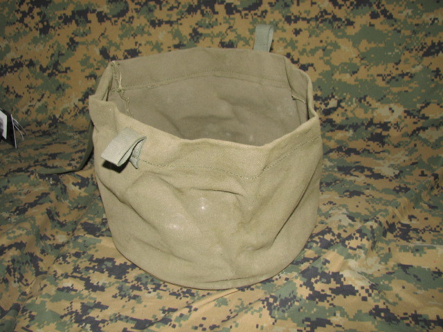 military vintage canvas cover 10 1/2\