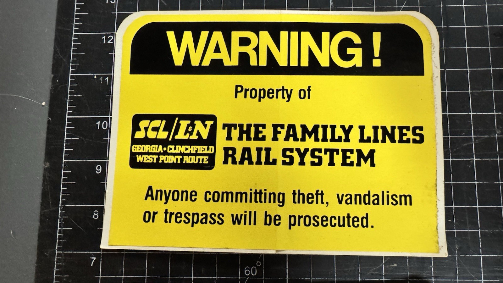 Seaboard Coast Line /L&N Family Railway System Sticker Seaboard Coast Line /L&N Family Railway System Sticker