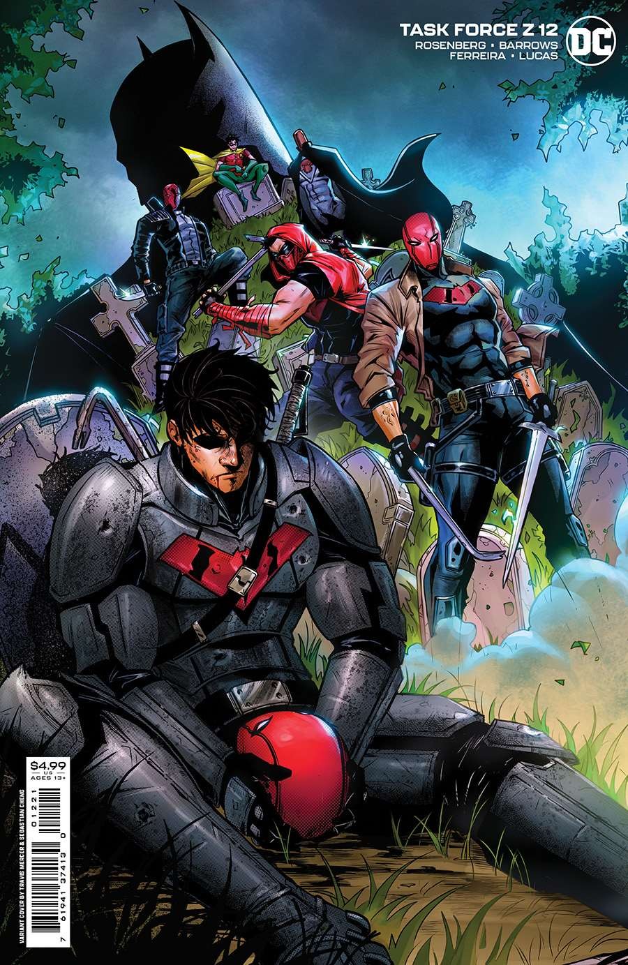 Task Force Z #12A VF/NM; DC | Red Hood Jim Cheung Variant - w/Bag+Board Task Force Z #12A VF/NM; DC | Red Hood Jim Cheung Variant - w/Bag+Board