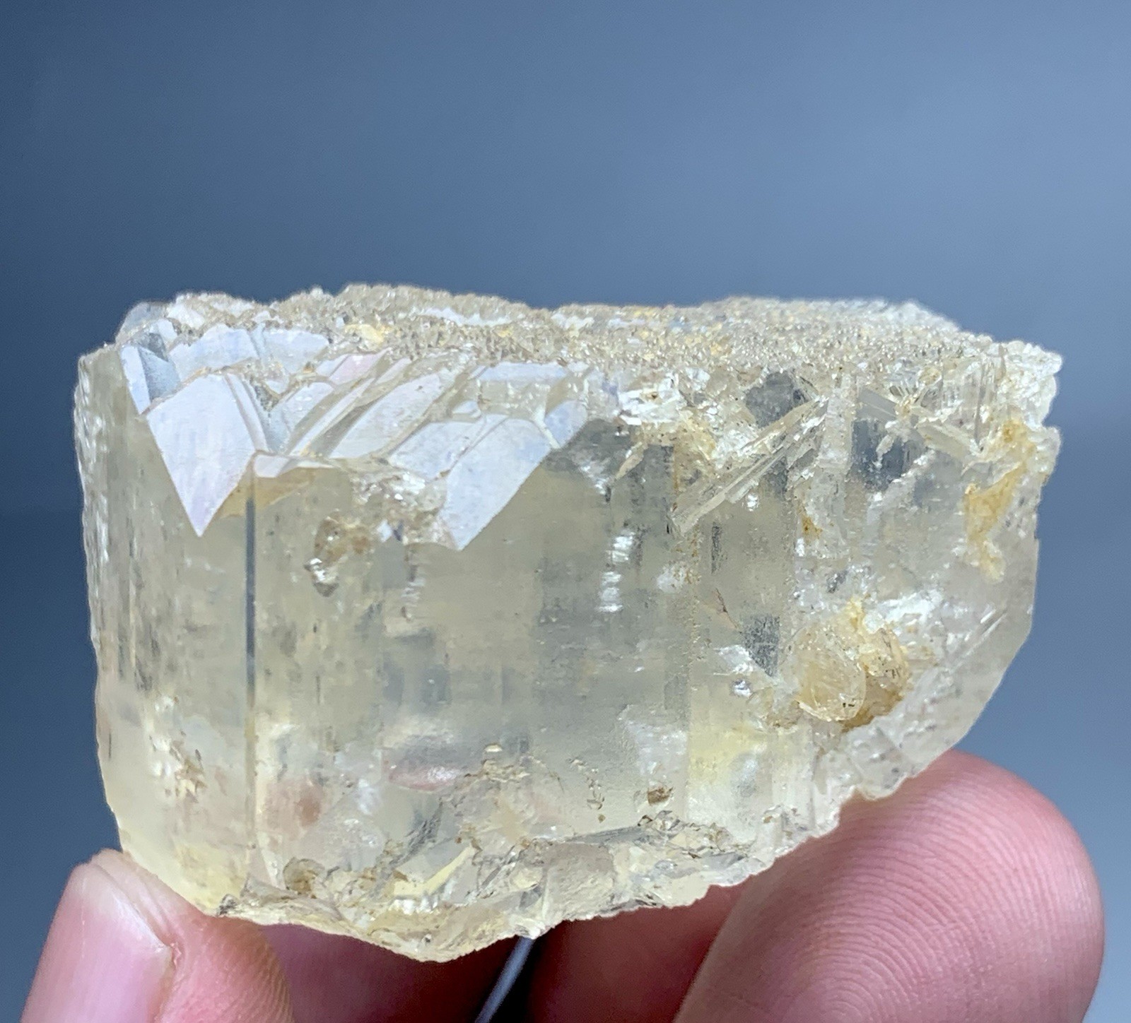 Natural Etched Topaz Crystal From Pakistan   86 Grams