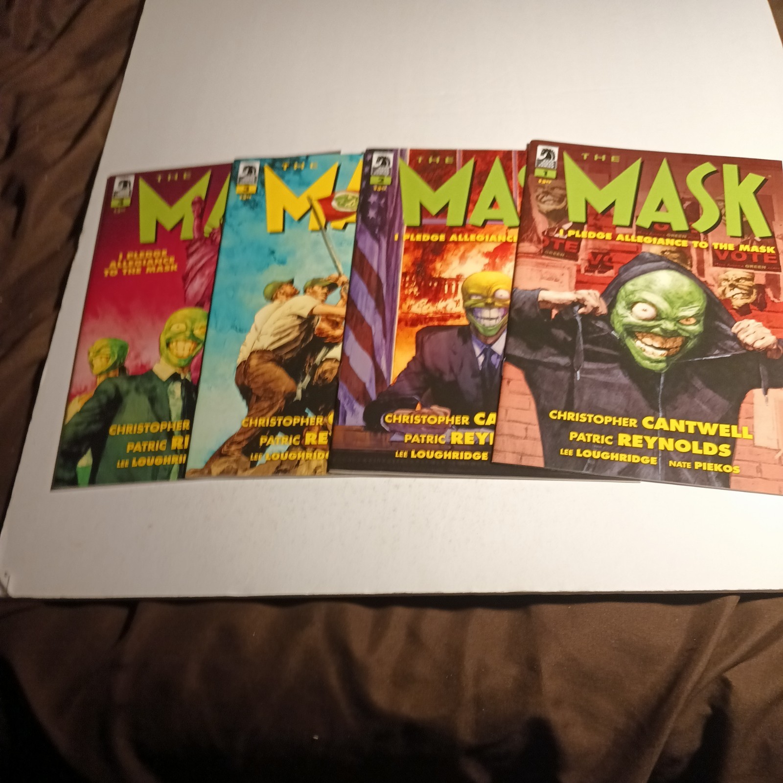 The Mask I pledge allegiance 1-4 complete series 2020 dark horse 9.4 The Mask I pledge allegiance 1-4 complete series 2020 dark horse 9.4