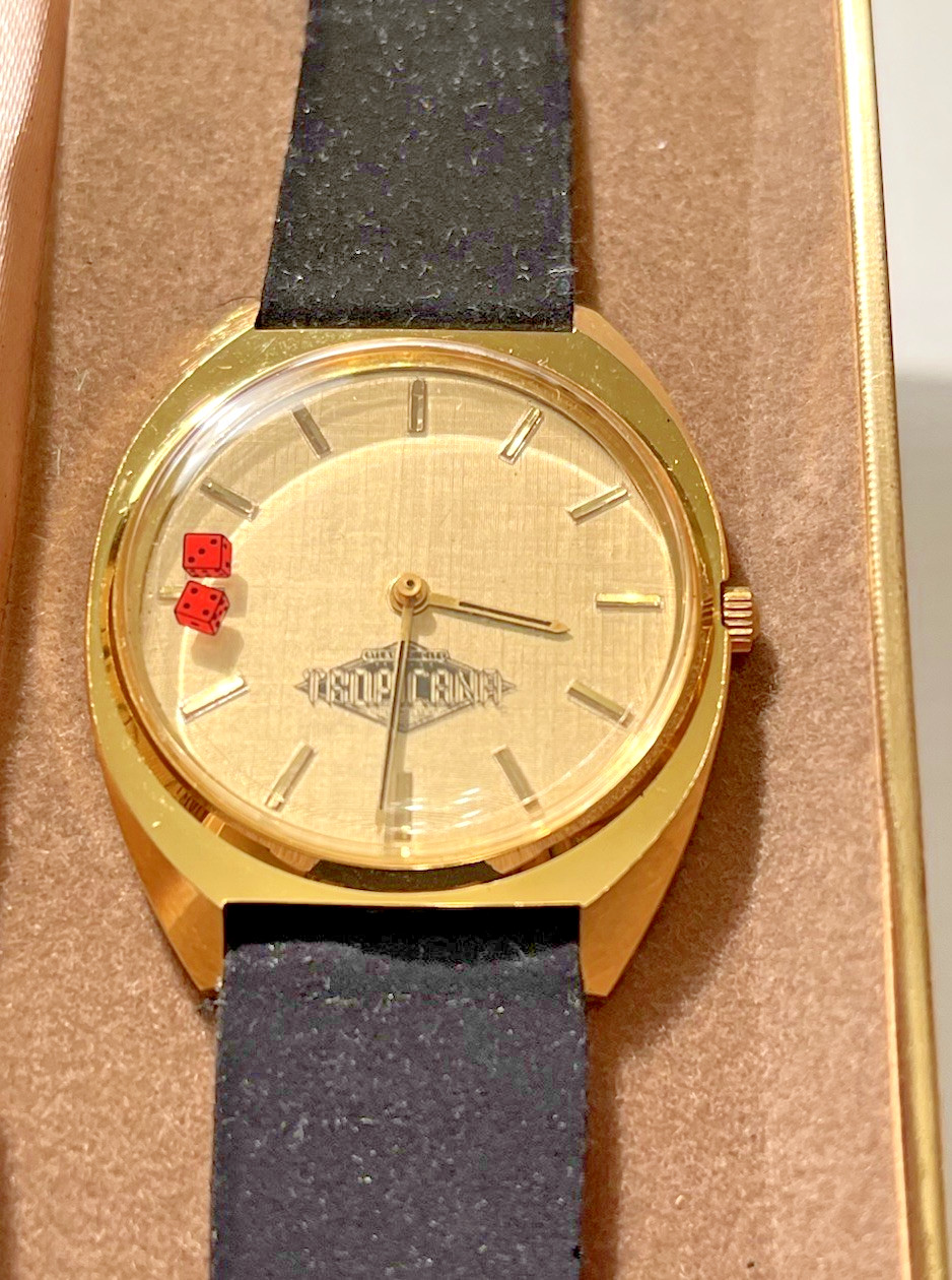 Vintage Tropicana Las Vegas Casino Red Dice Watch By Time In Motion New Vintage Tropicana Las Vegas Casino Red Dice Watch By Time In Motion New