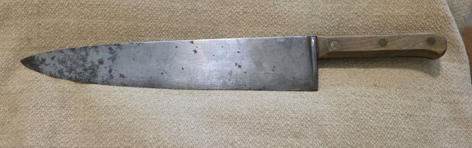 Vtg Clyde Cutlery High Carbon Steel 12\