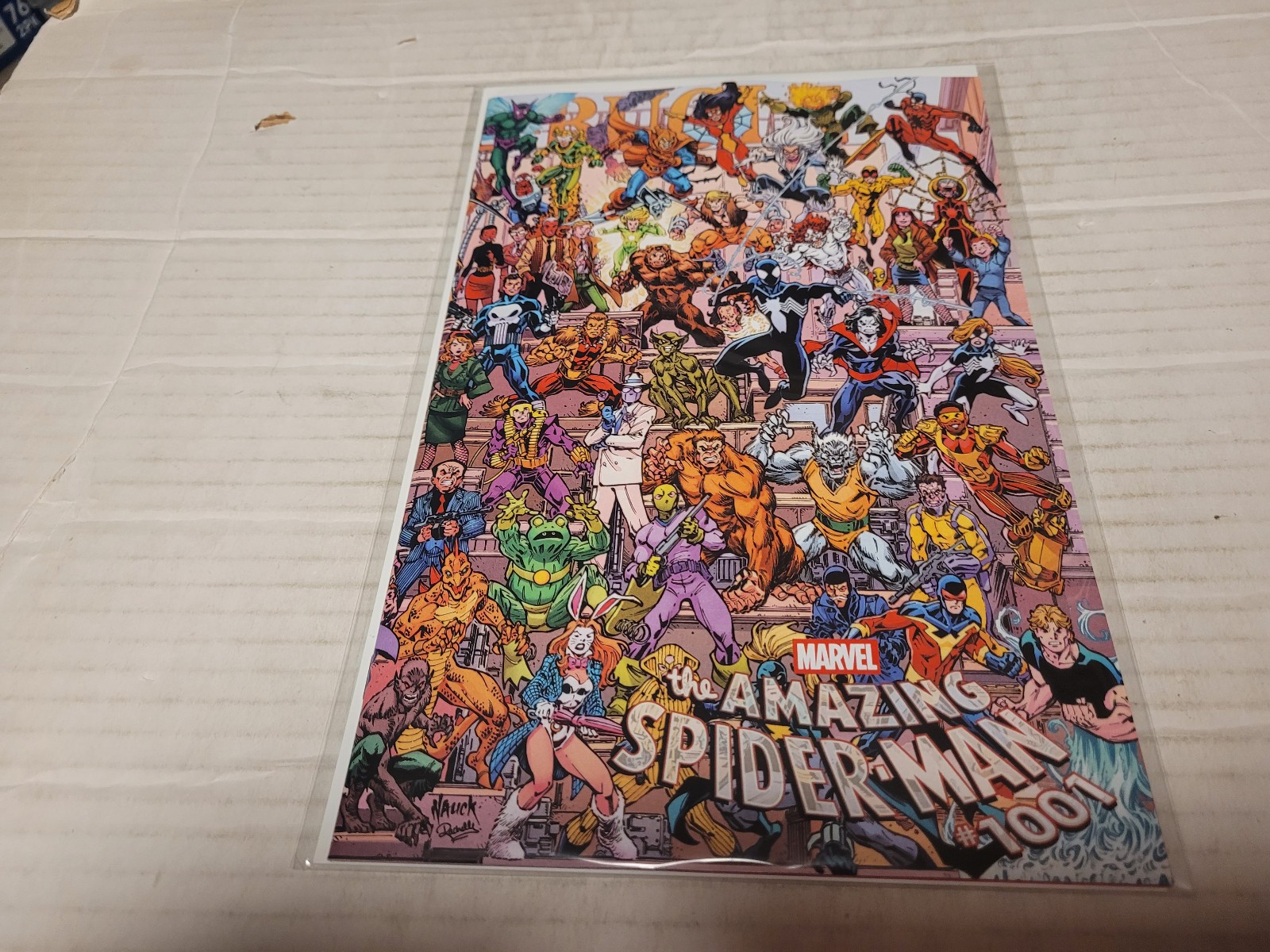 Amazing Spider-Man # 1001 (2026, Marvel) Todd Nauck Legacy Connecting Variant