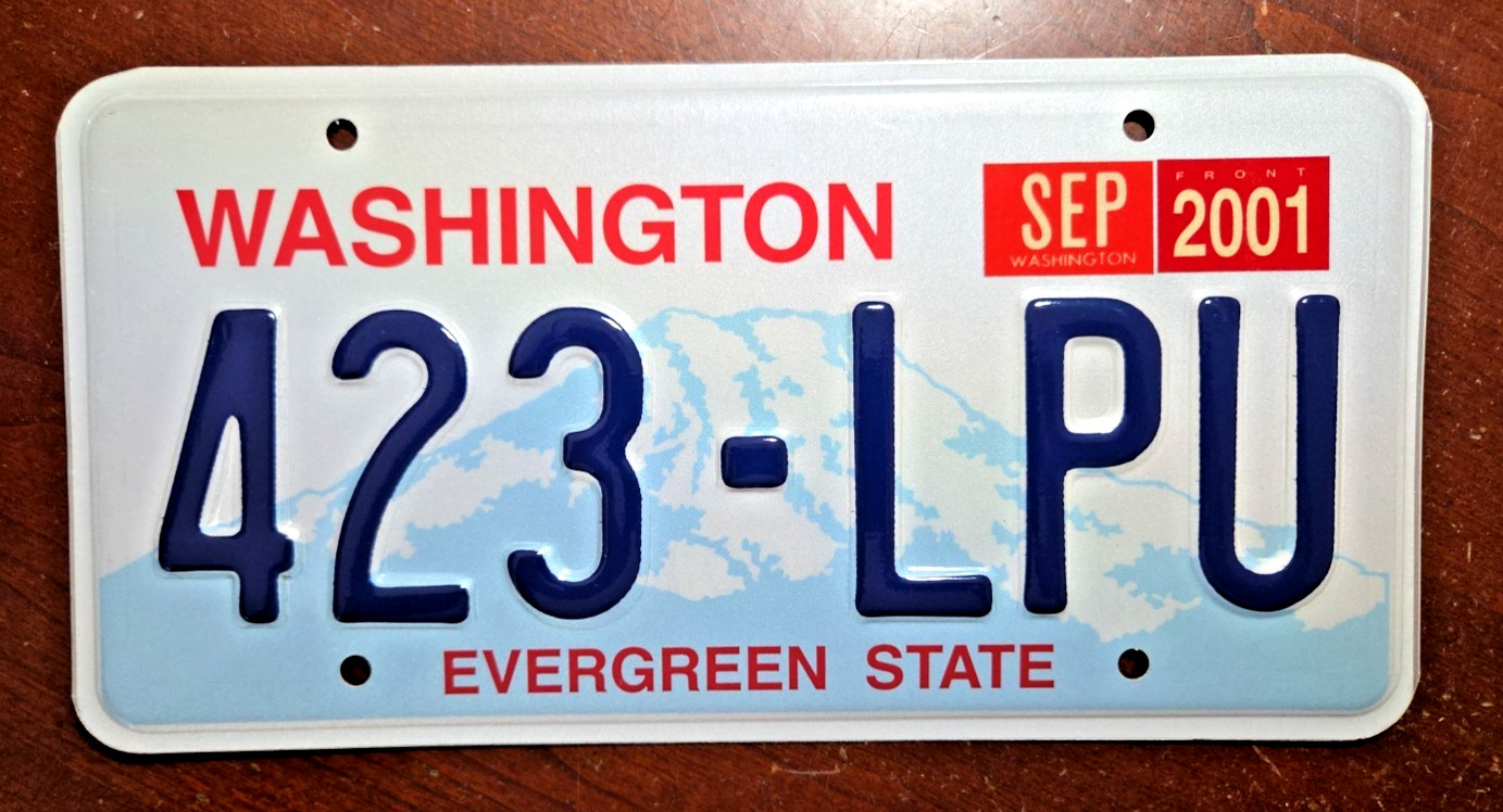 Washington 1998 Expired License Plate - BRAND NEW UNUSED MINT