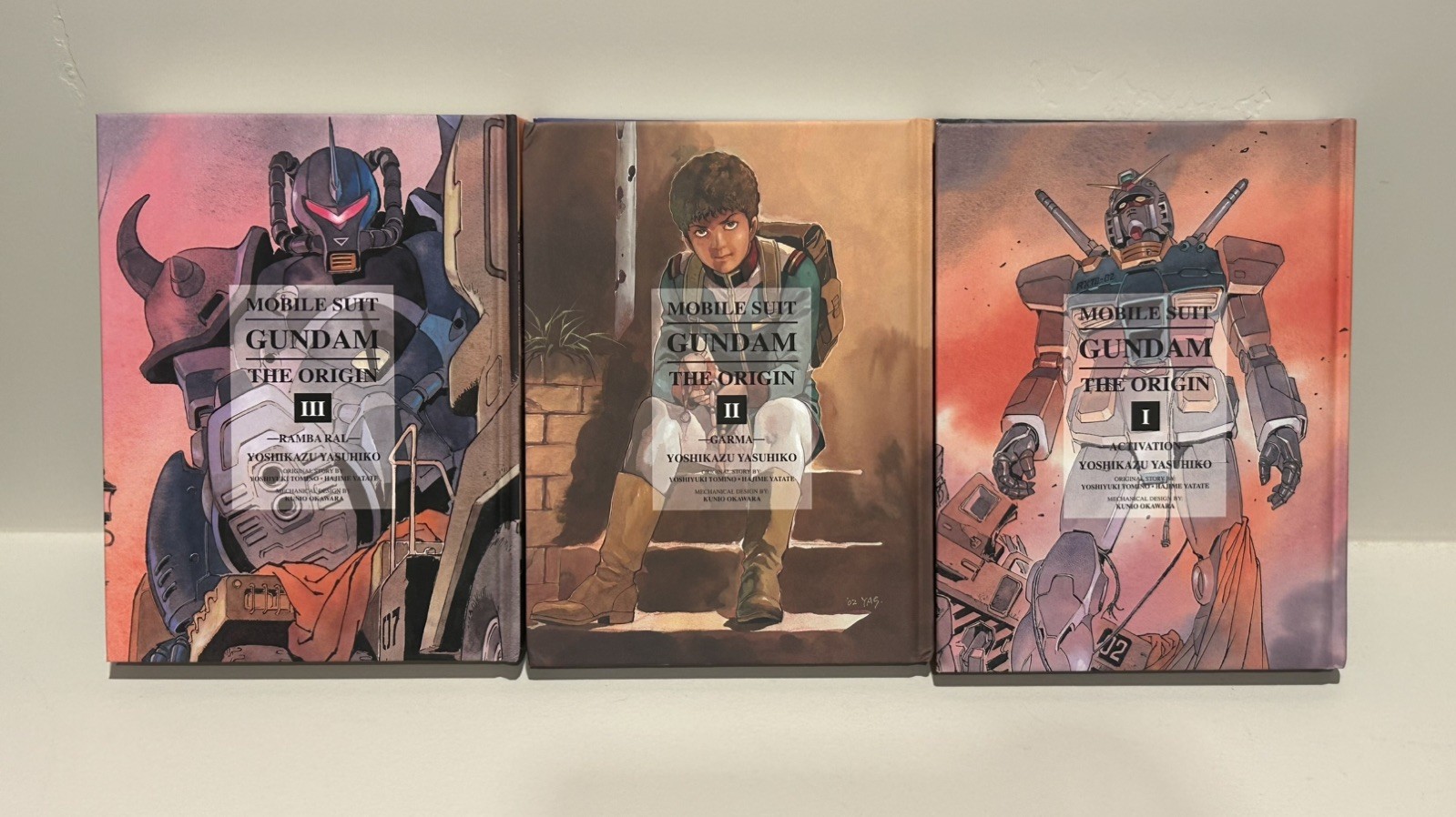 Mobile Suit Gundam: The Origin Vol 1-3 Hardcover Manga English