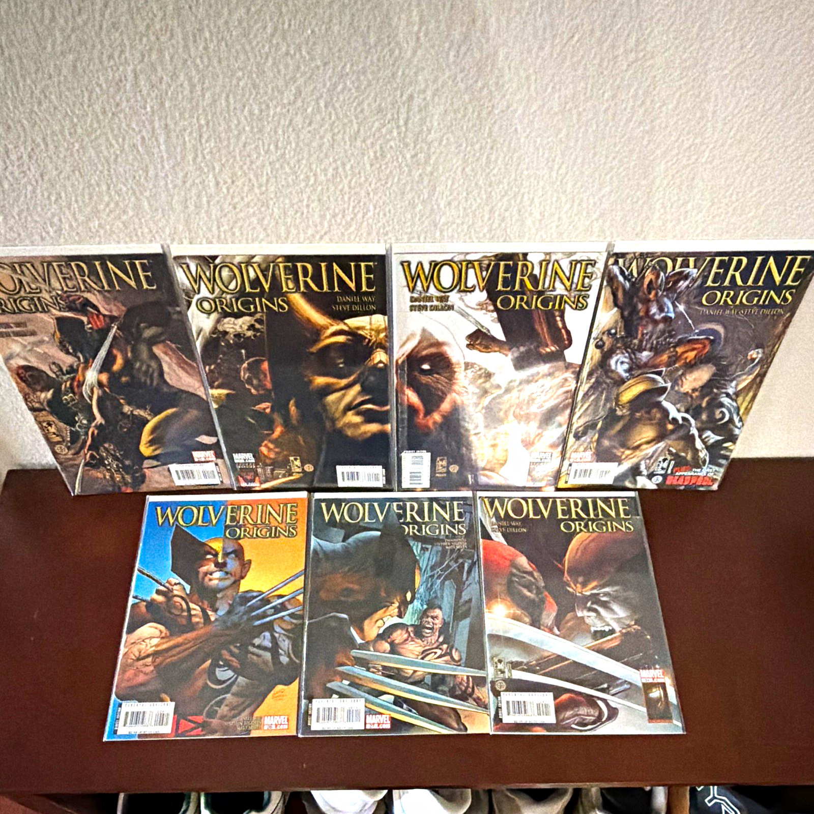 Marvel Wolverine Origins (2008) Comic Lot Daniel Way/Steve Dillon Deadpool NM