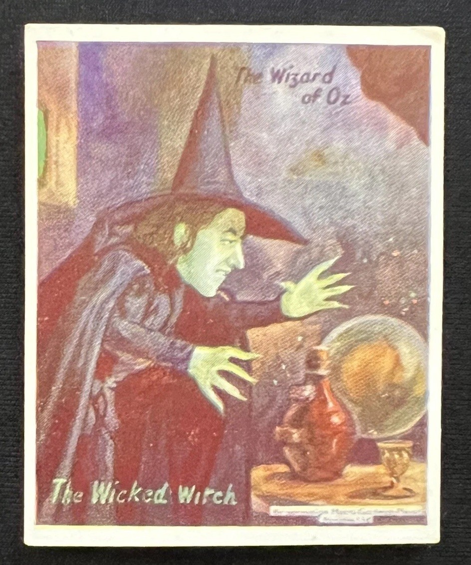 1939 BARRATT & CO WIZARD OF OZ WICKED WITCH *TRUE ROOKIE CARD* DORTHY LOW POP EX