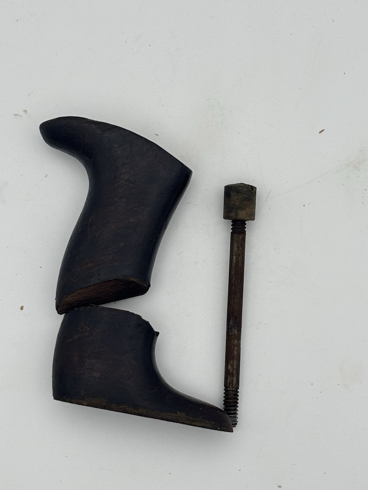 Rosewood rear handle tote and hardware for Stanley No 2 or 602.  Crack In Middle