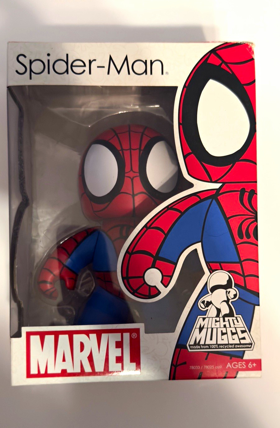Hasbro Mighty Muggs Marvel Spider-Man Figure Boxed Original Unopened Plastic