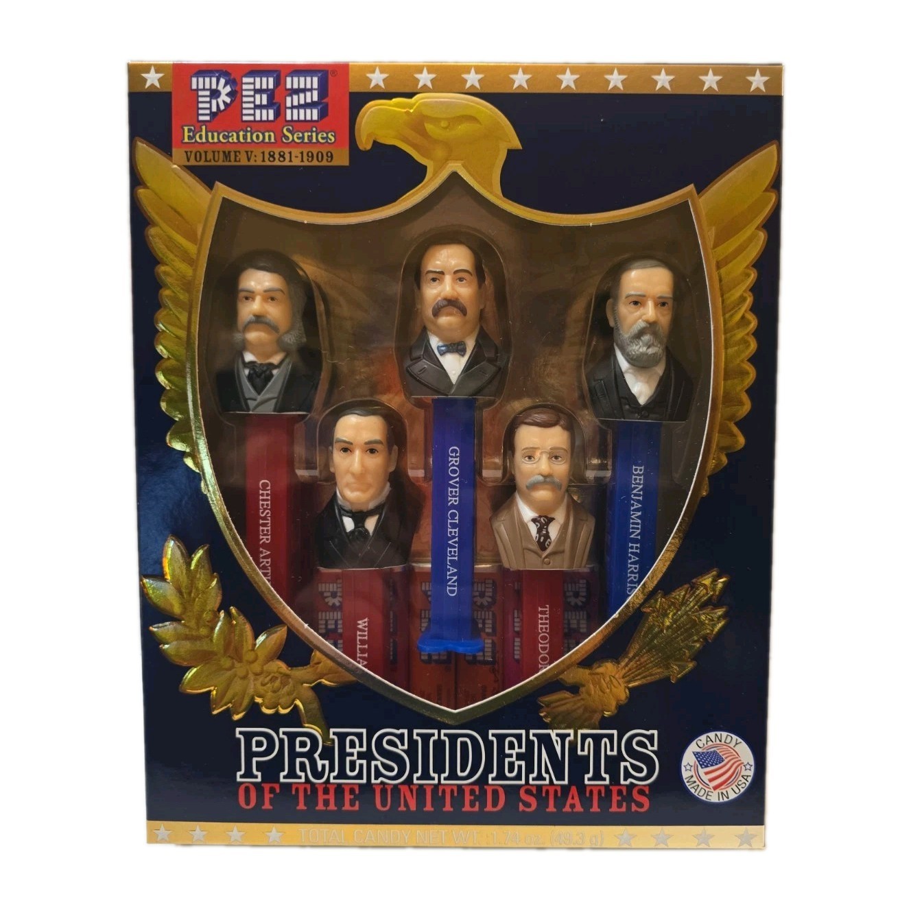 PEZ Presidents of the United States Volume 5 (V) 1881-1909