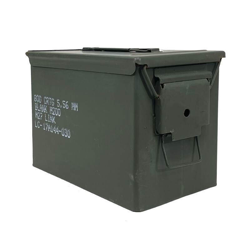 GRADE 1 FAT 50 CAL PA108 SAW BOX EMPTY AMMUNITION AMMO CAN. RARE