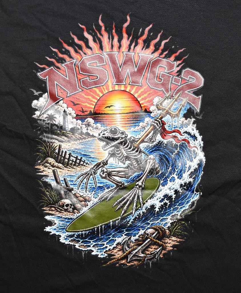 Authentic Naval Special Warfare Group Two NSWG-2 SEAL NSW Unit Morale Shirt - XL