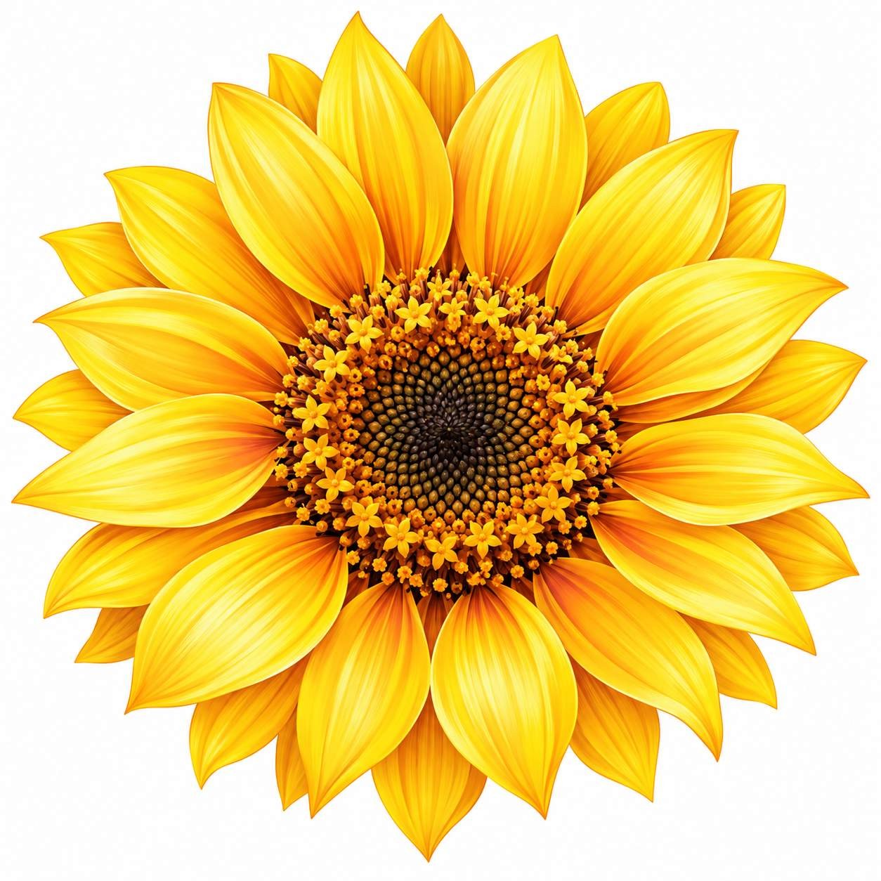 3PK - 5in x 5in Sunflower Vinyl Sticker Car Truck Vehicle Bumper Decal