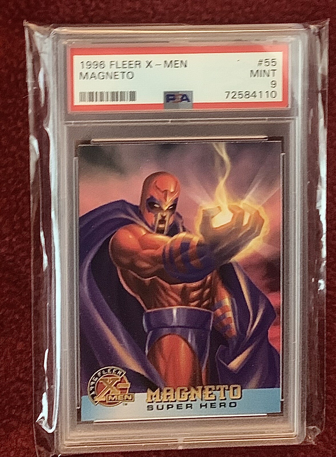 1995/1996  Fleer X-Men Magneto PSA 9 Mint Beauty #55