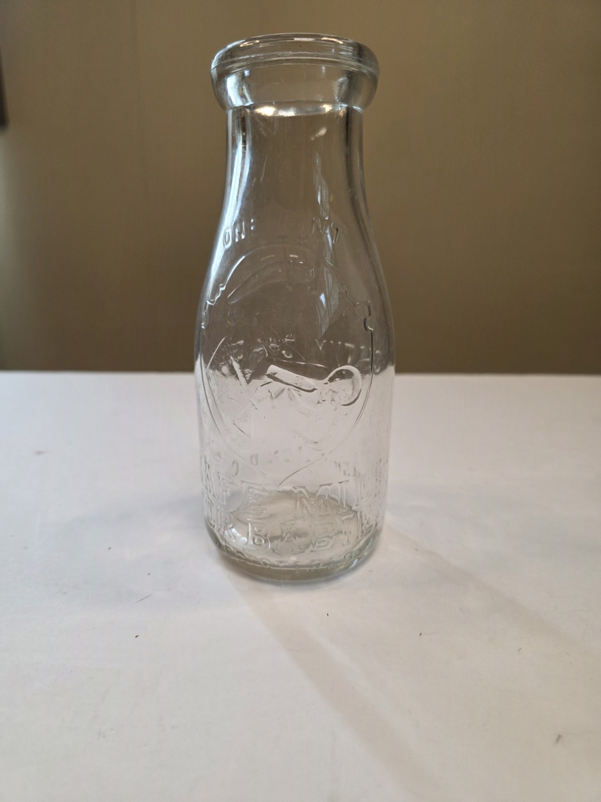 TREP Milk Bottle Chevy Chase Dairy Washington DC Safe Milk For Babies Nurse Baby