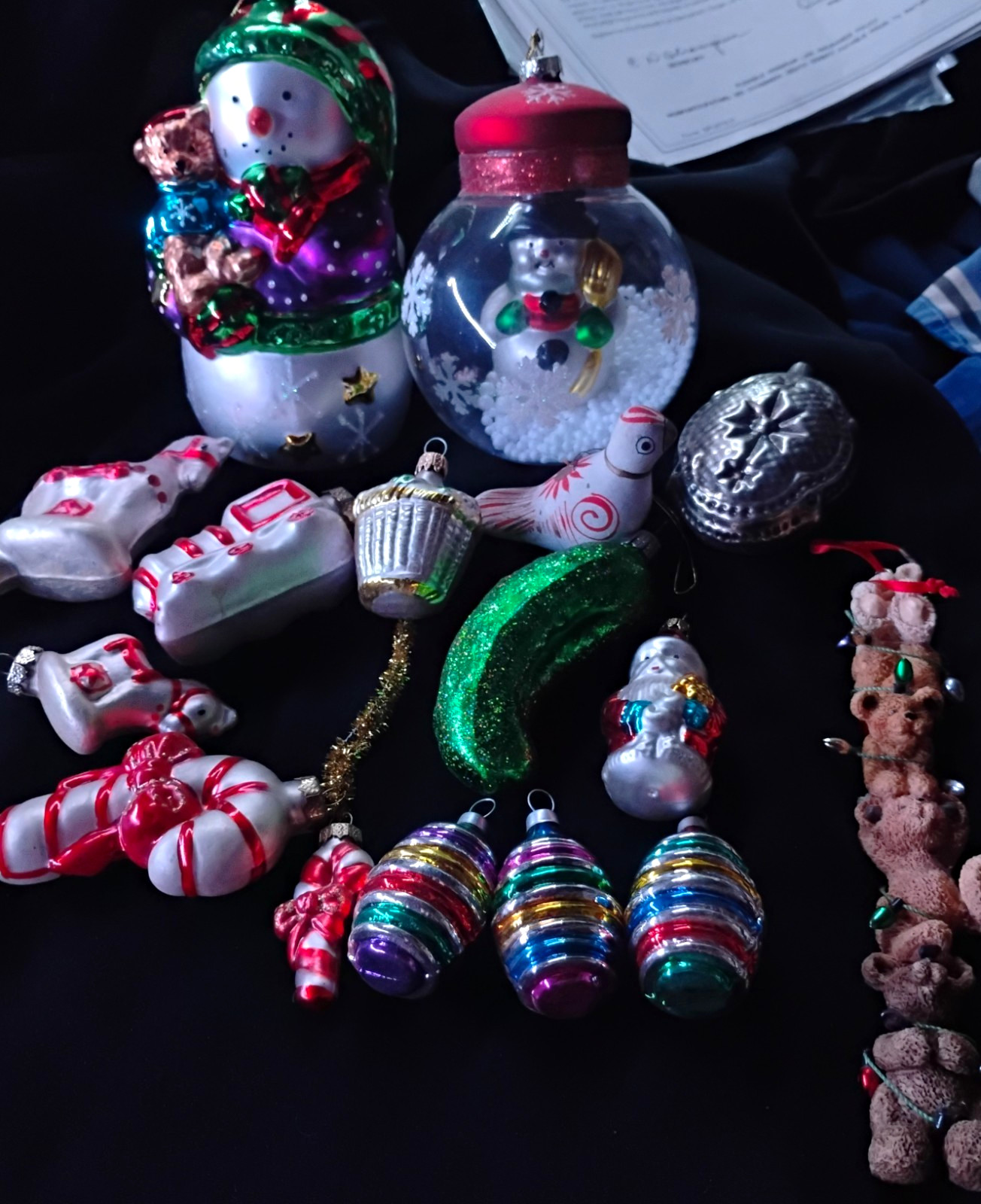 Small Collection Of Various Rare Vintage Christmas Ornaments