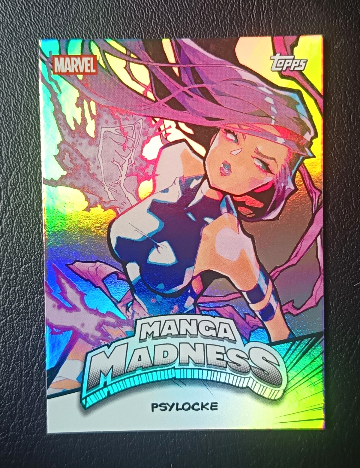 Topps 2026 Marvel Neon Manga Madness Insert Psylocke MM-2 Non-Sport Card
