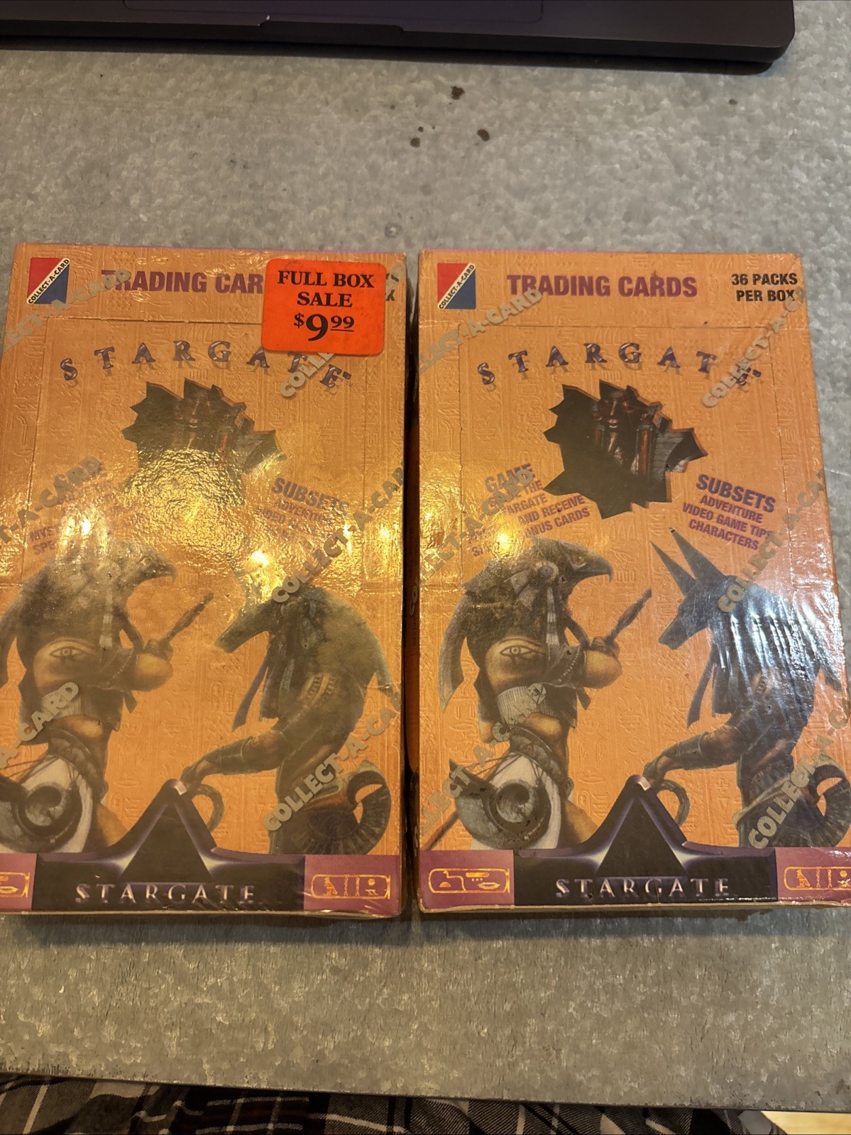 1994 Collect-A-Card Stargate - Sealed Box 36 Packs