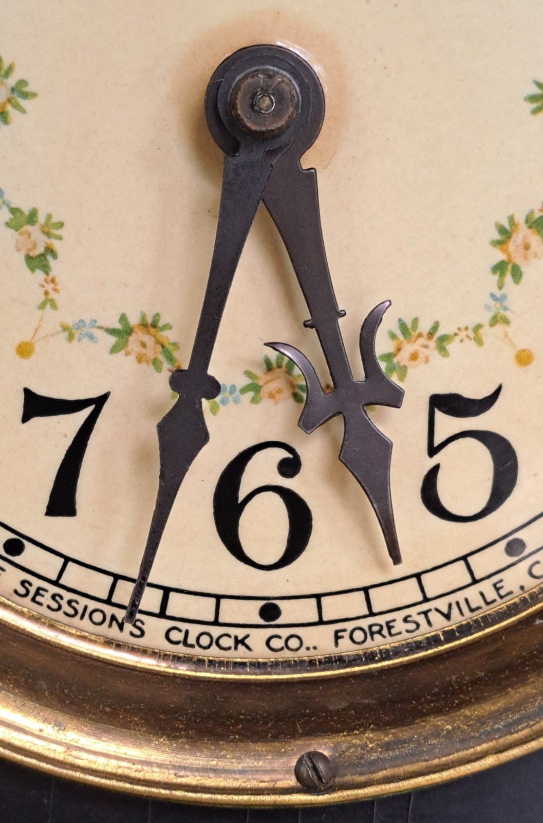 Antique Sessions Clock Hands & Mounting Nut Mantel Clock Replacement Parts