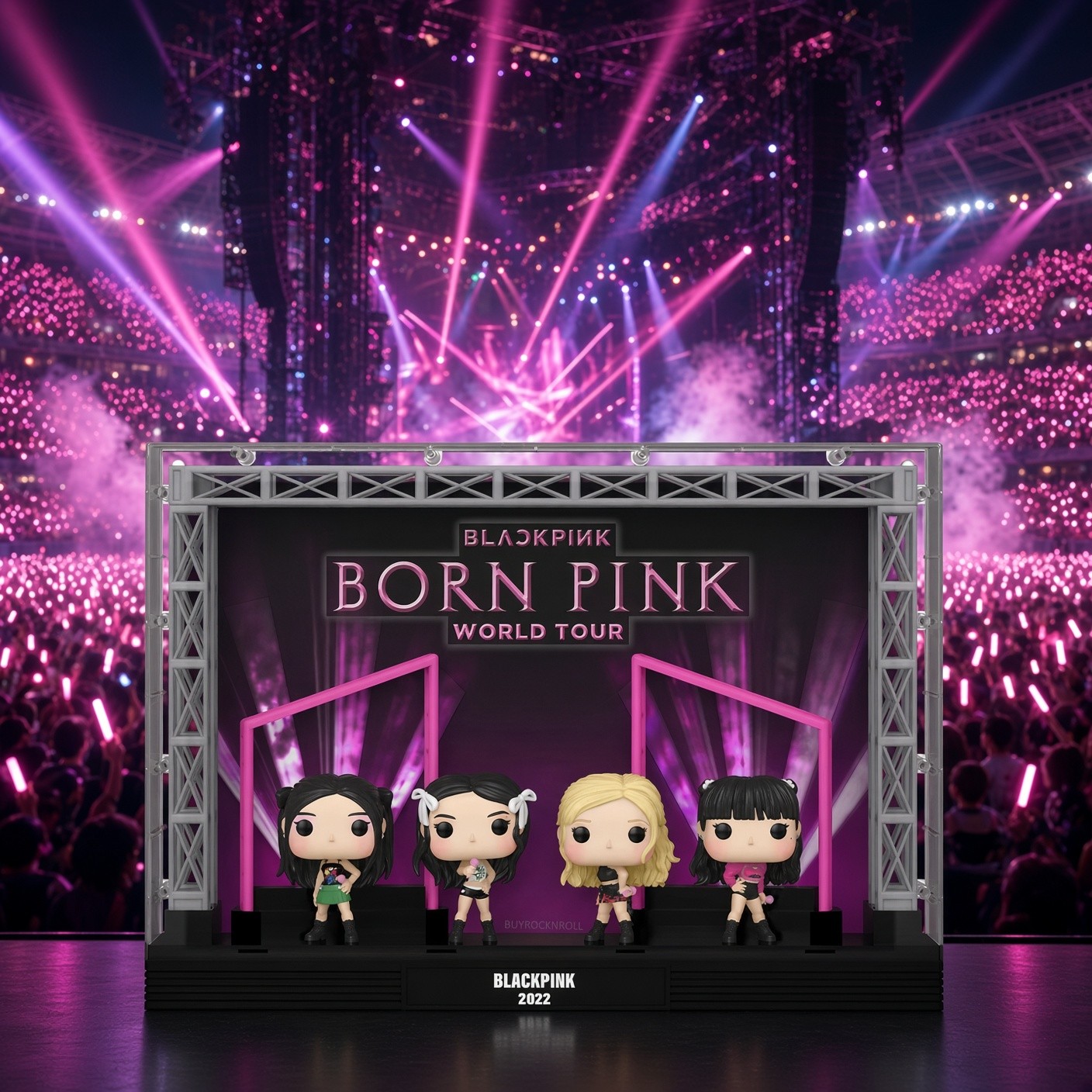 New Blackpink Funko Pop Moment #07-Born Pink World Tour 2022 Deluxe Set NM/MT