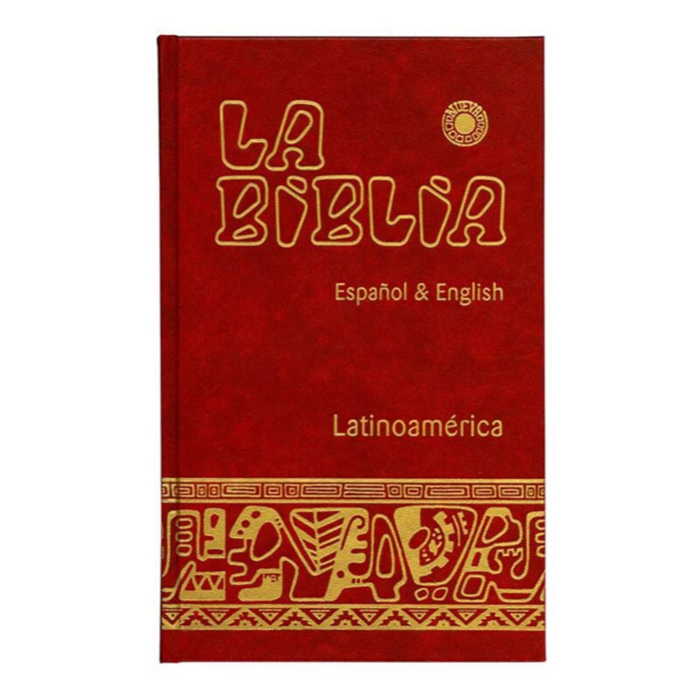 La Biblia Latinoamerica Bilingual Edition Deluxe Hardcover Size:5-1/4\