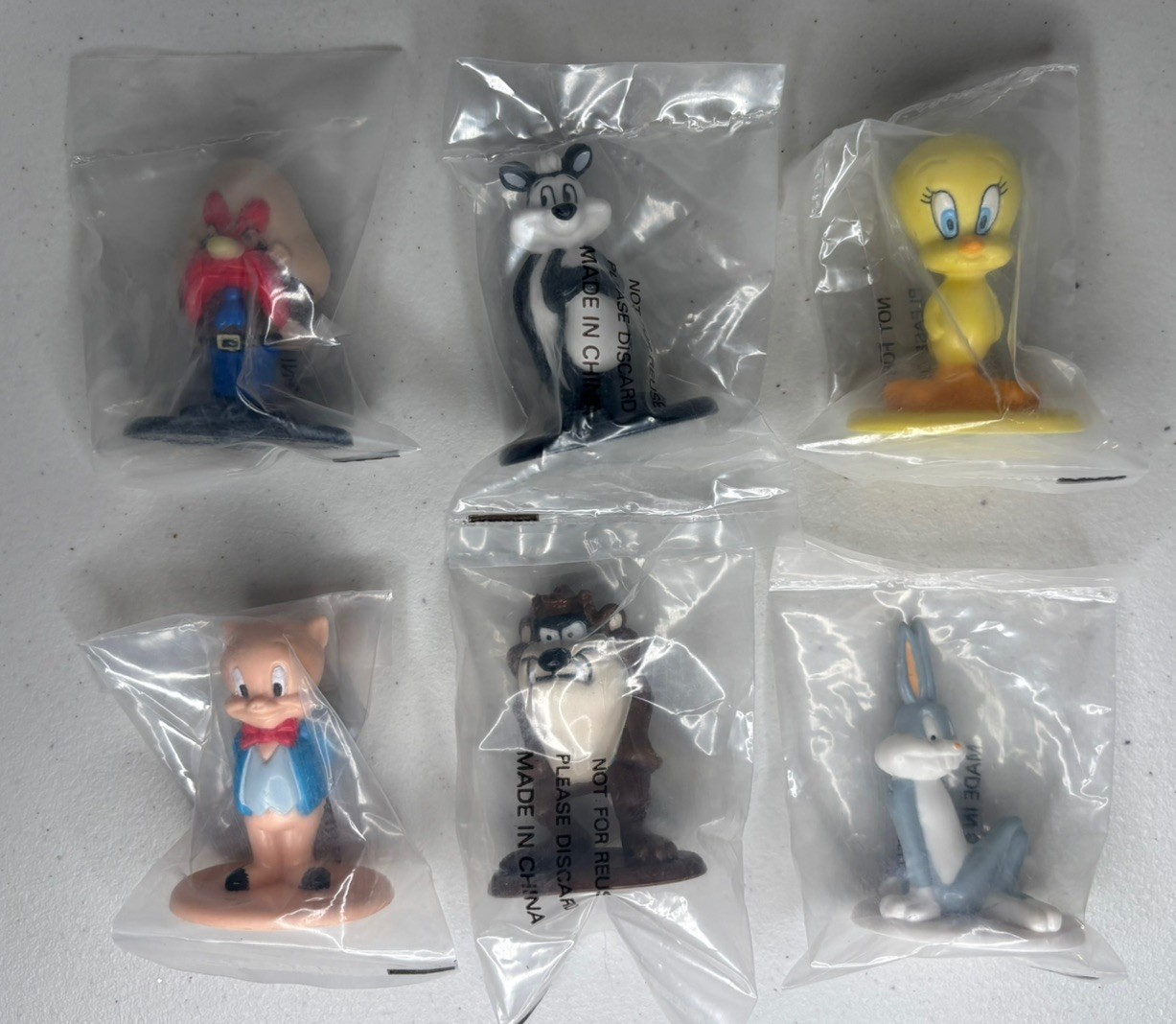 Vintage Arby’s Looney Tunes Set Of 6 Figures 1987 New & Sealed