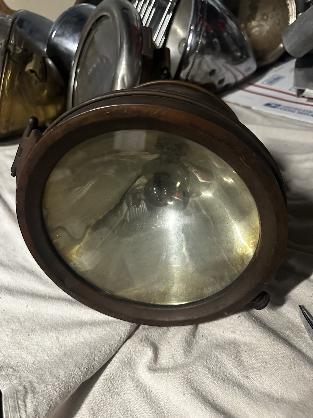 Sprague-Waldo brass Headlight Sprague-Waldo brass Headlight