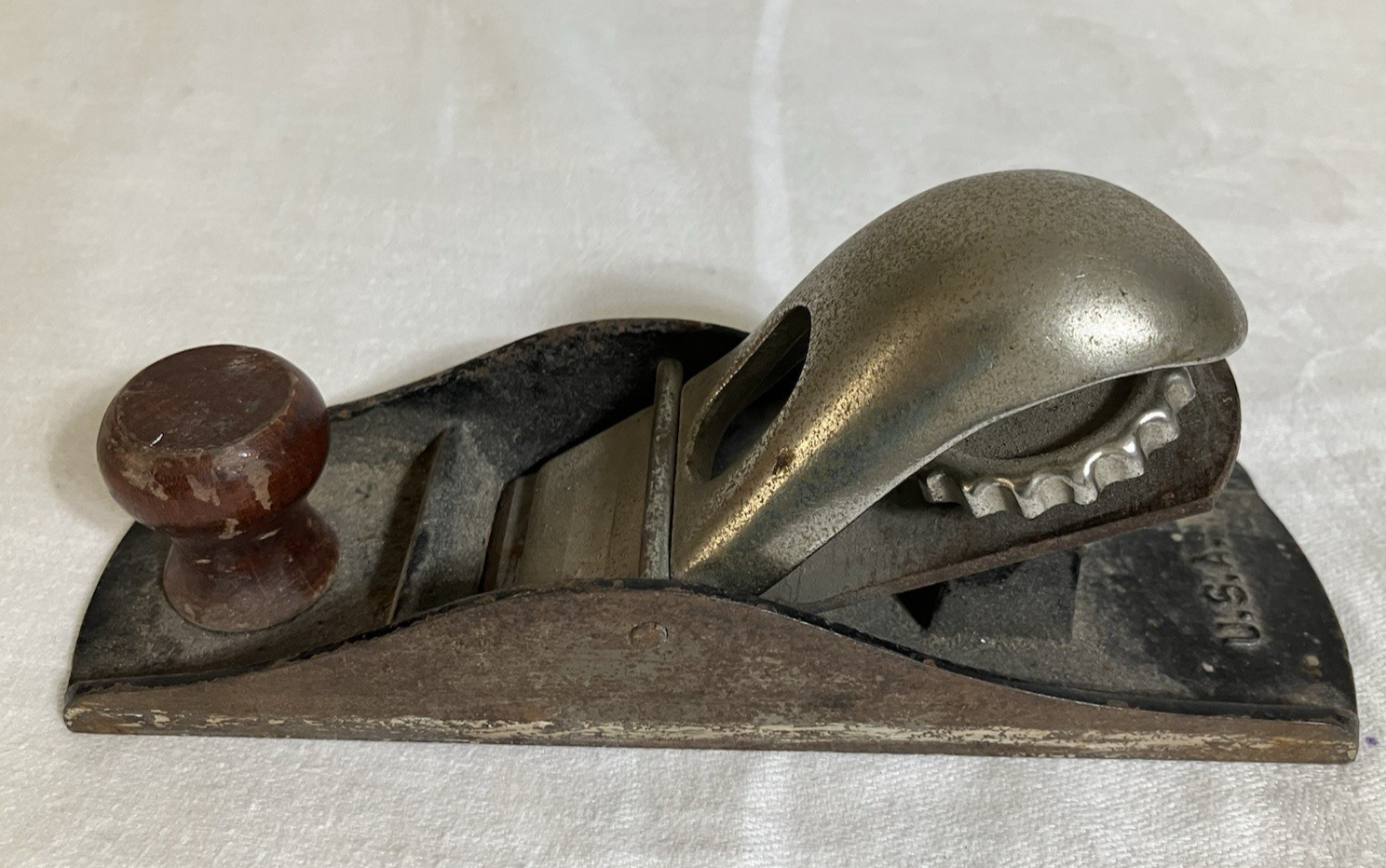 Antique Wood Carpenter Plane Made in USA 7 \