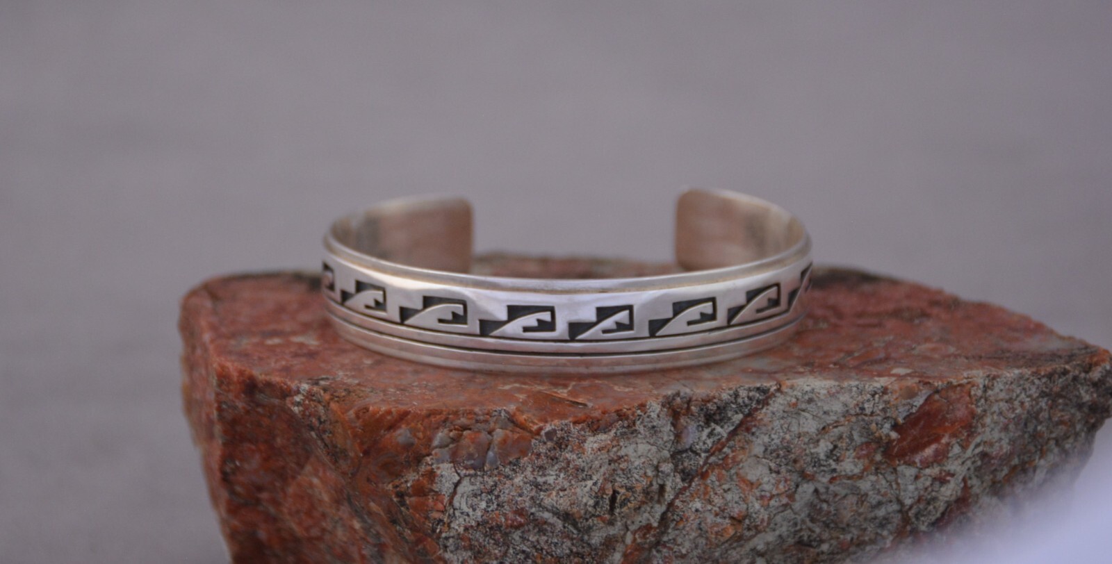 Augustine Mowa - Hopi Sterling Silver 1/2\