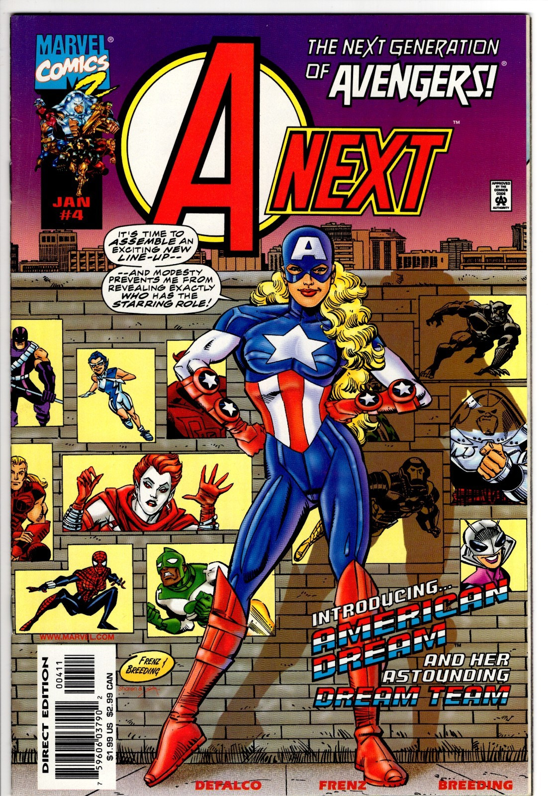 A-NEXT #4 (1999): KEY- 1st American Dream: NM