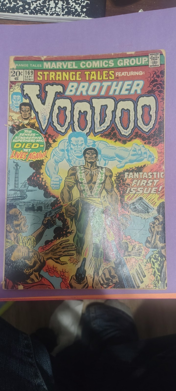 Strange Tales #169 - 1st Appearance Brother Voodoo - Marvel Low Grade Strange Tales #169 - 1st Appearance Brother Voodoo - Marvel Low Grade