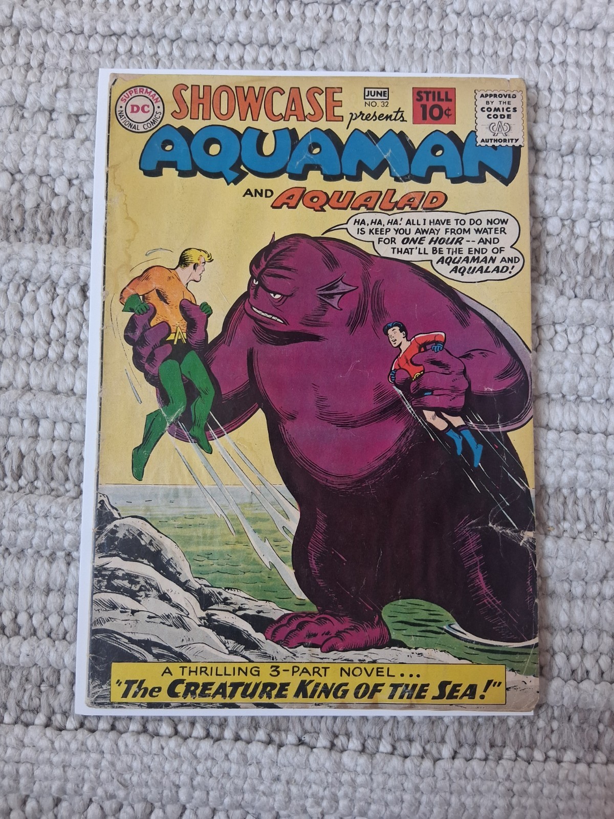 Showcase #32 GD/VG 3.0 1961 Aquaman Solo Stories 