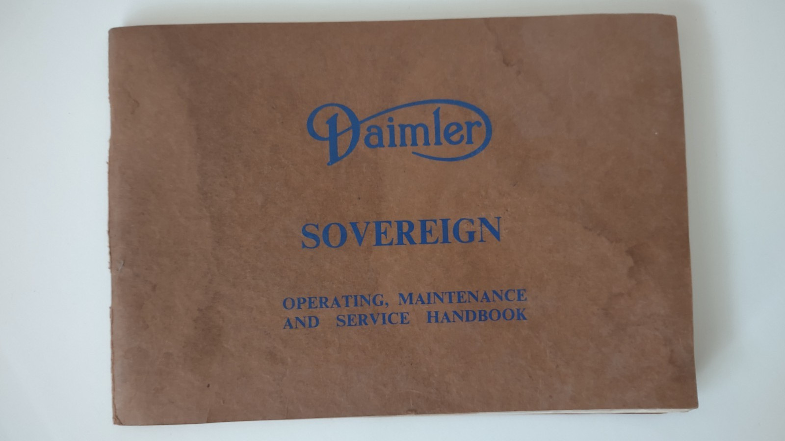 Daimler Sovereign Operating Maintenance & Service Handbook, same as Jaguar 420