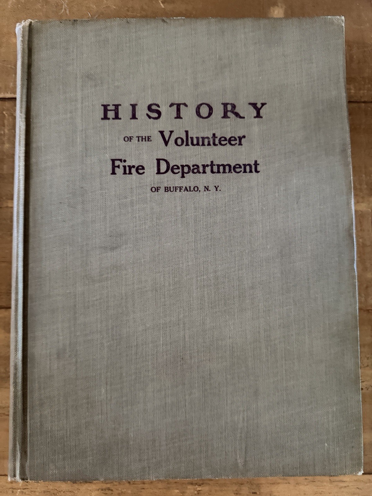 1906 History of Volunteer Fire Dept Buffalo NY Matt Endres Antique Book
