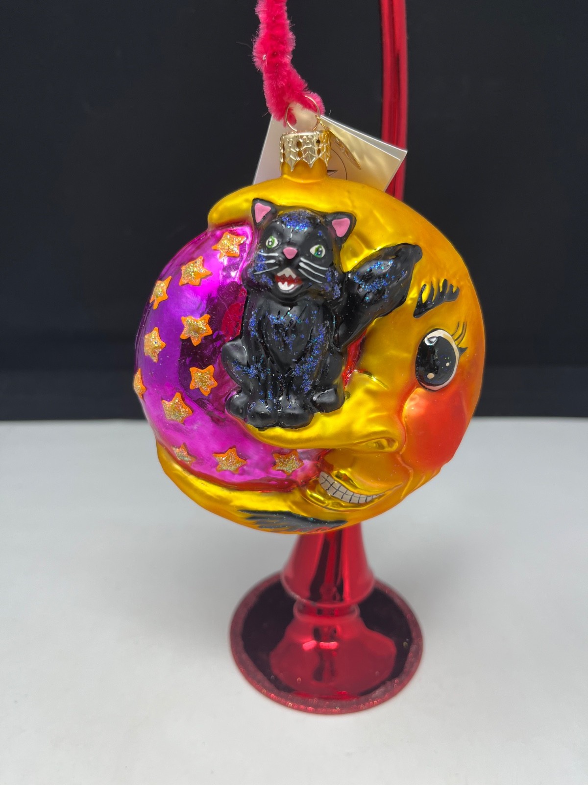 VINTAGE 2001 RADKO FRIGHT ON THE NOSE HALLOWEEN ORNAMENT #01-0426-0 WITH TAG WOW VINTAGE 2001 RADKO FRIGHT ON THE NOSE HALLOWEEN ORNAMENT #01-0426-0 WITH TAG WOW