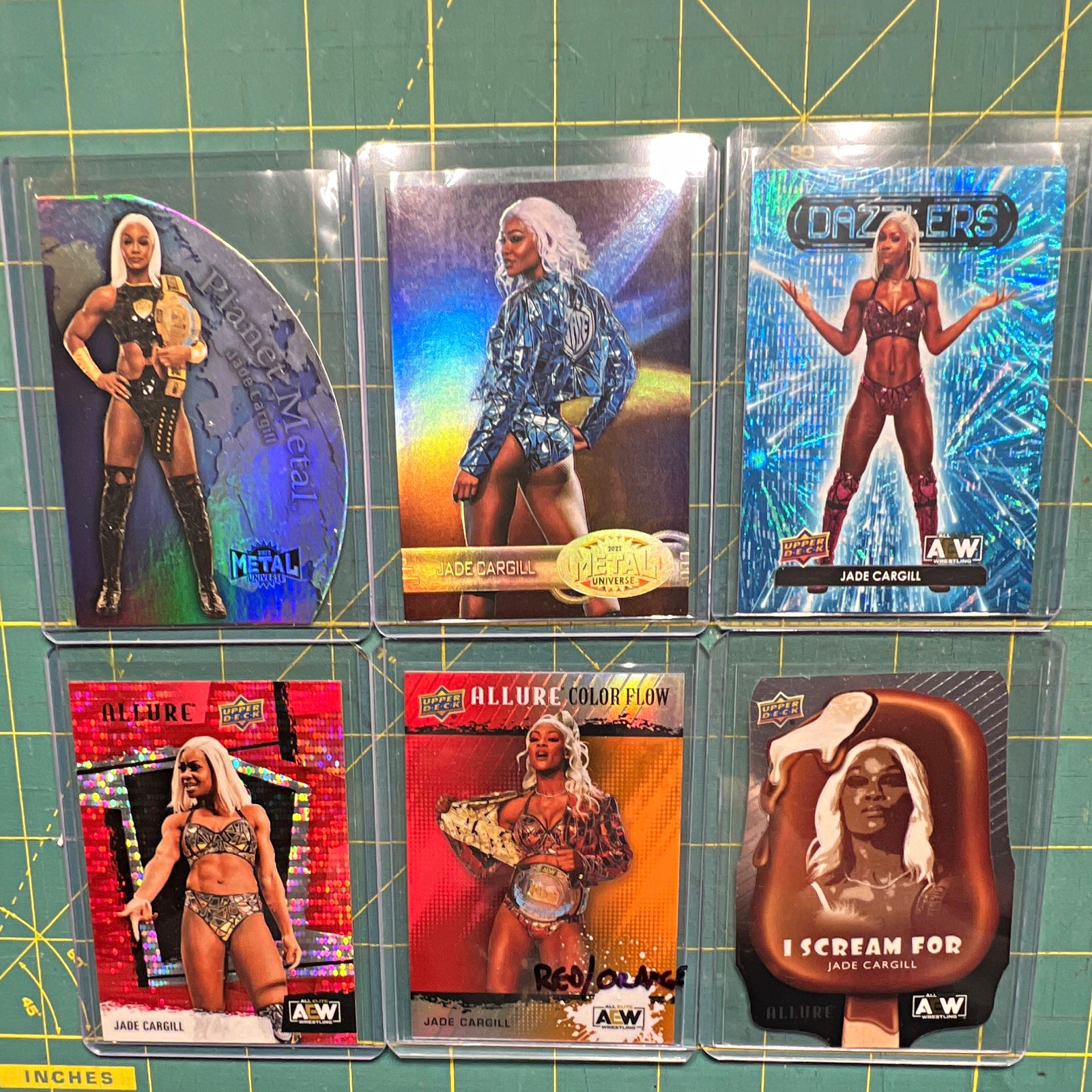 Jade Cargill 31 Card AEW Lot 2022-23 Allure Metal Universe Dazzlers Jade Cargill 31 Card AEW Lot 2022-23 Allure Metal Universe Dazzlers