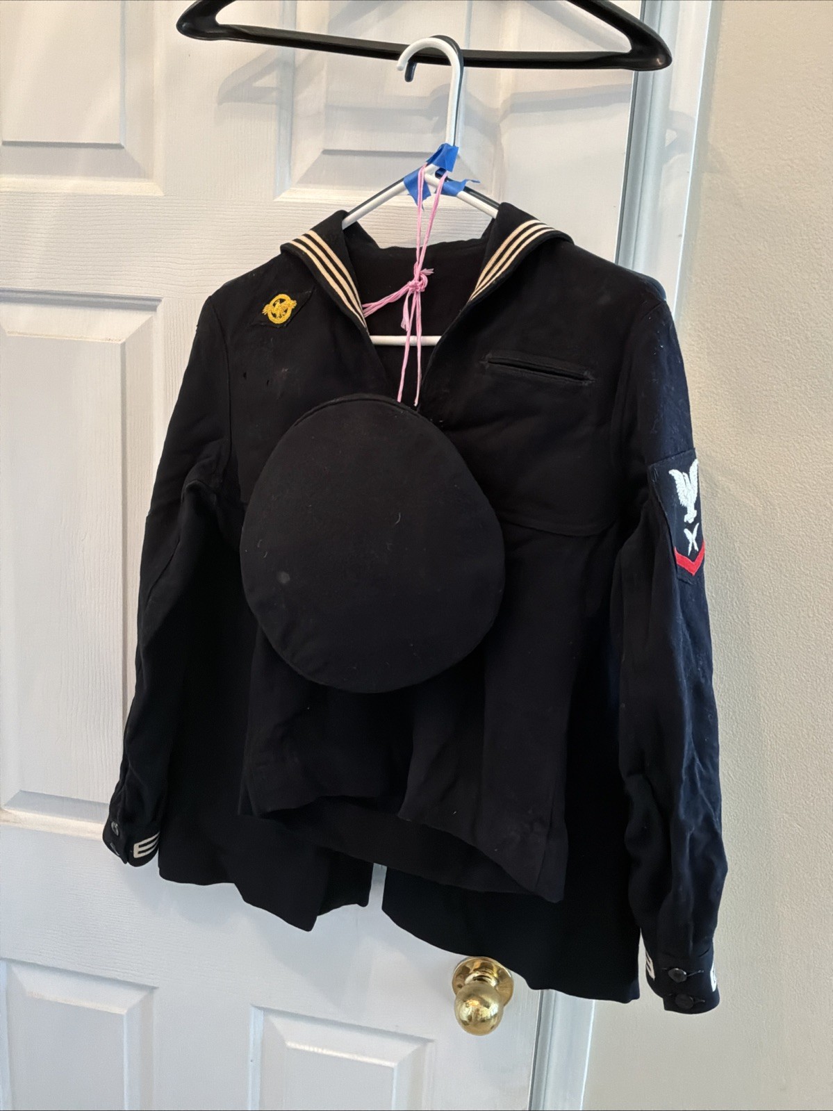 Vintage Sailor Uniform. U.S, NAVY. MEN’s Pants, Top, Hat. Vintage Sailor Uniform. U.S, NAVY. MEN’s Pants, Top, Hat.