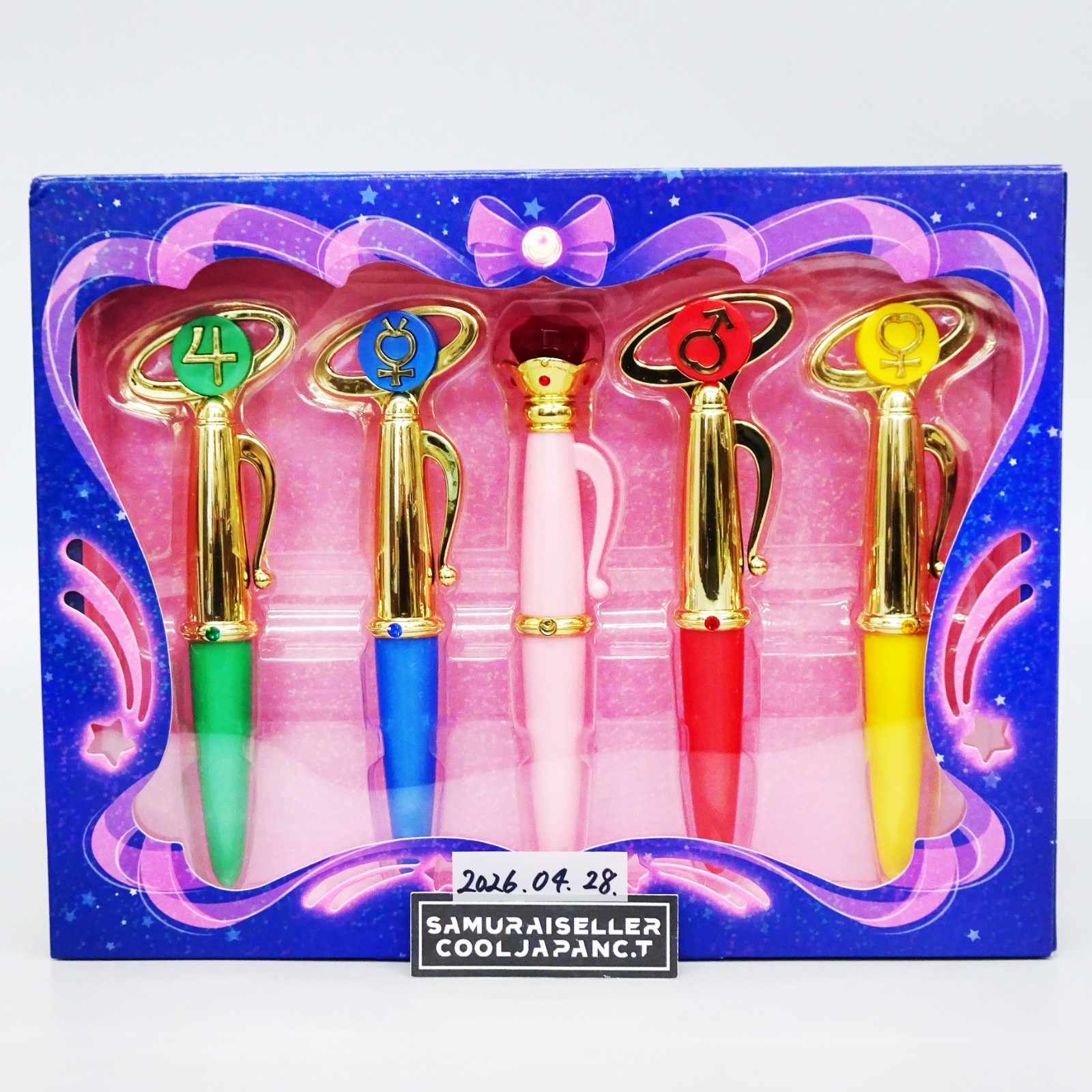Bandai Sailor Moon Prism Stationery Disguise & Transformation Pen Set Japan NEW