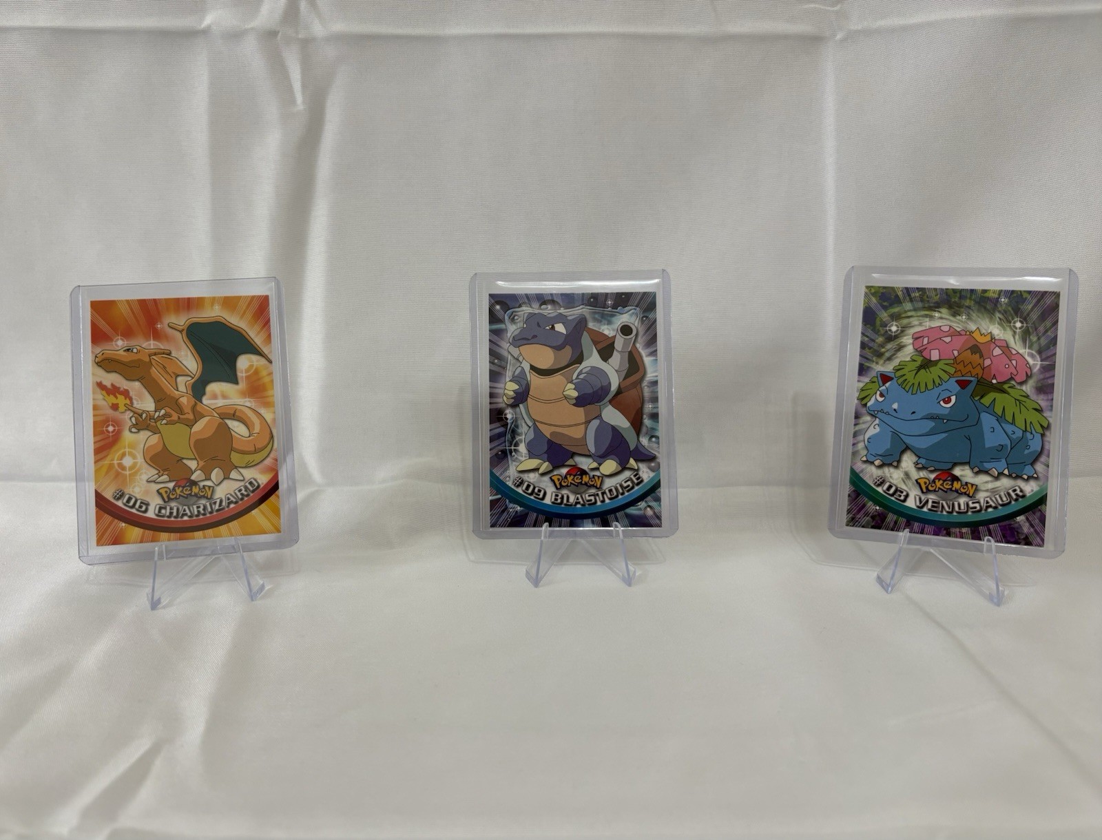Topps 1999 NM Pokémon 9-Card Lot #1-#9 Including Charizard, Venasaur, Blastoise Topps 1999 NM Pokémon 9-Card Lot #1-#9 Including Charizard, Venasaur, Blastoise