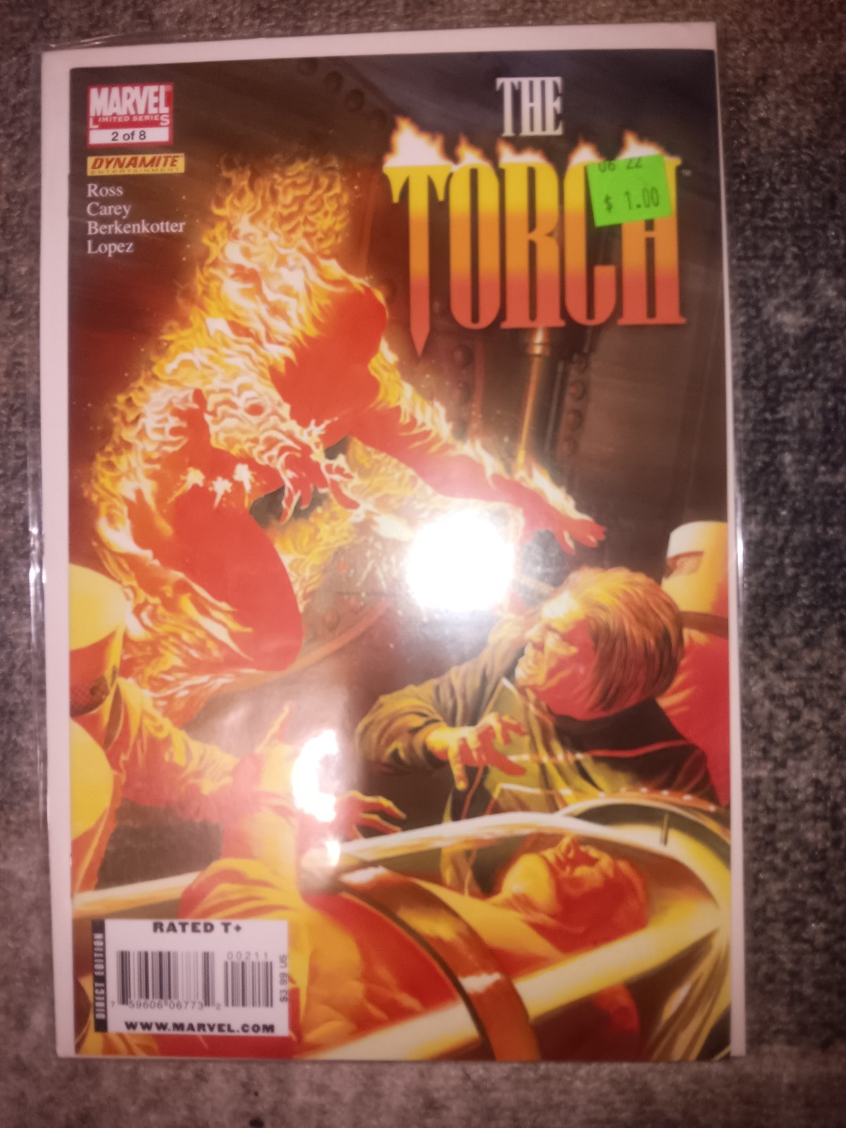The Torch #2 (Marvel Comics December 2009) Exc Cond Bagged And Boarded 