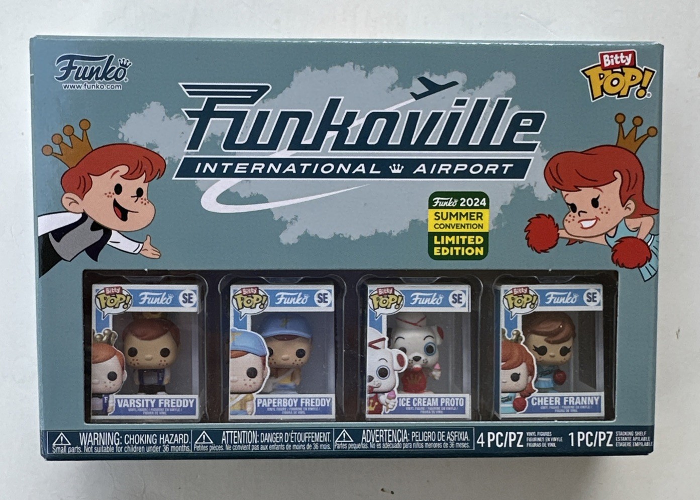 NEW SDCC 2024 Limited Edition Funko Bitty Pop Funkoville International Airport NEW SDCC 2024 Limited Edition Funko Bitty Pop Funkoville International Airport