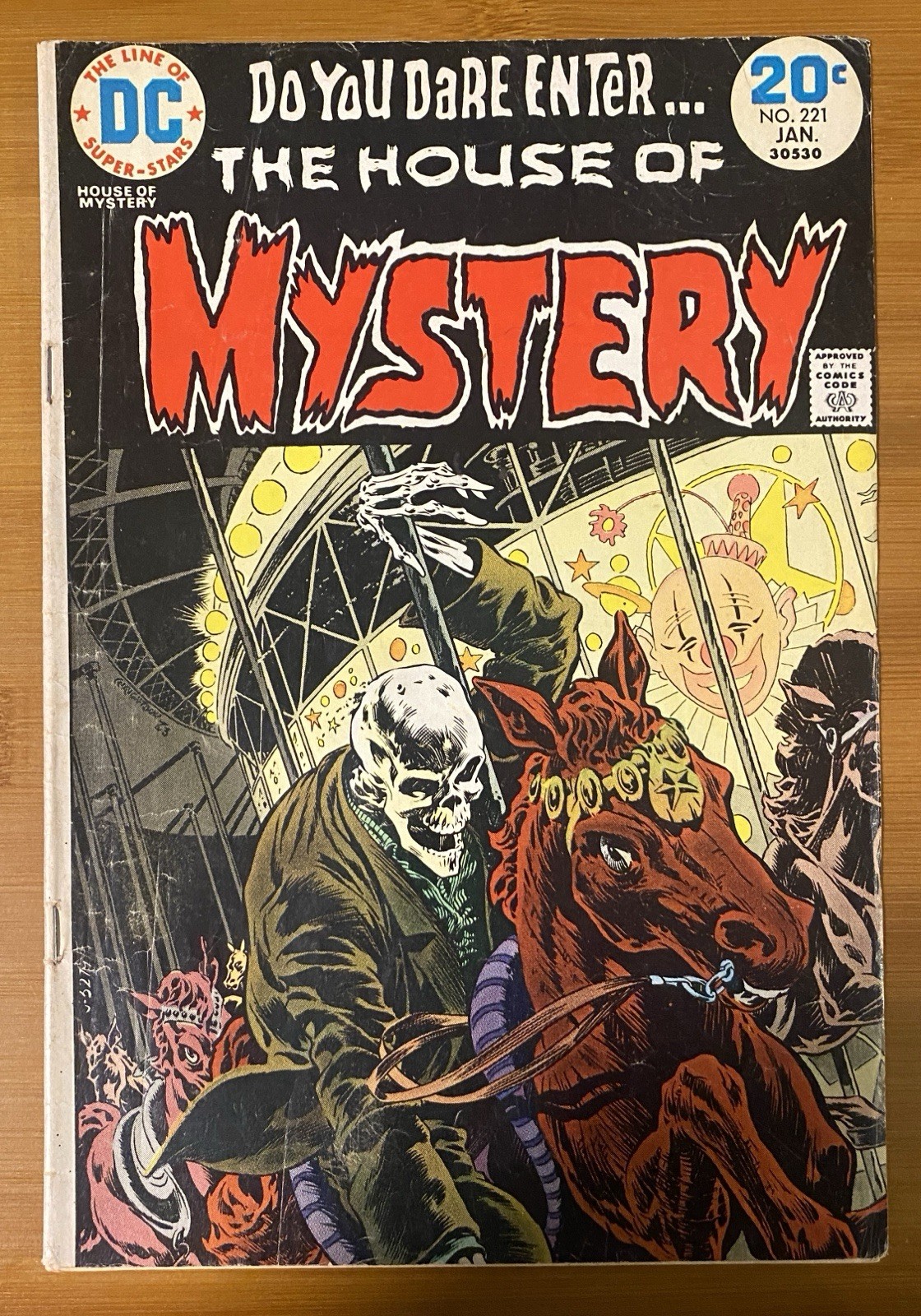 House of Mystery #221 | Bernie Wrightson Cover | DC Comics 1975 | G/VG House of Mystery #221 | Bernie Wrightson Cover | DC Comics 1975 | G/VG