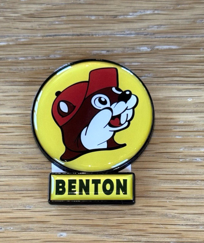 Buc-ee\'s Souvenir Magnet - Benton, Arkansas Sign - Yellow 2 x 2.5 in- Brand New Buc-ee\'s Souvenir Magnet - Benton, Arkansas Sign - Yellow 2 x 2.5 in- Brand New